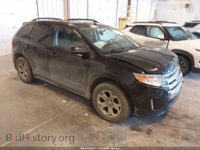 2013 Ford EDGE SEL, темно-коричневый — VIN 2FMDK3J96DBB57722, IAAI
