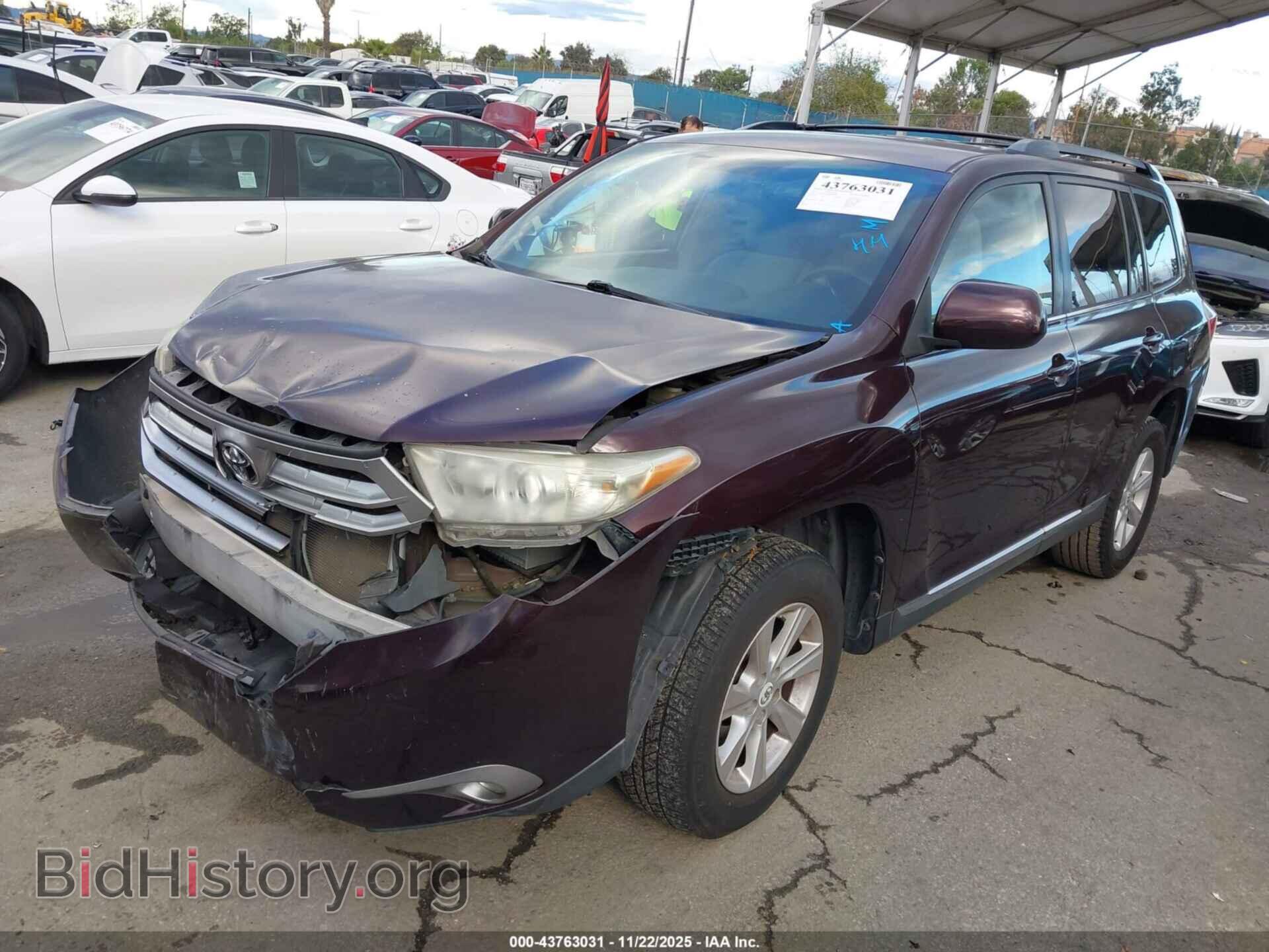 2011 TOYOTA HIGHLANDER - VIN: 5TDZK3EH4BS038347 - Фото 2