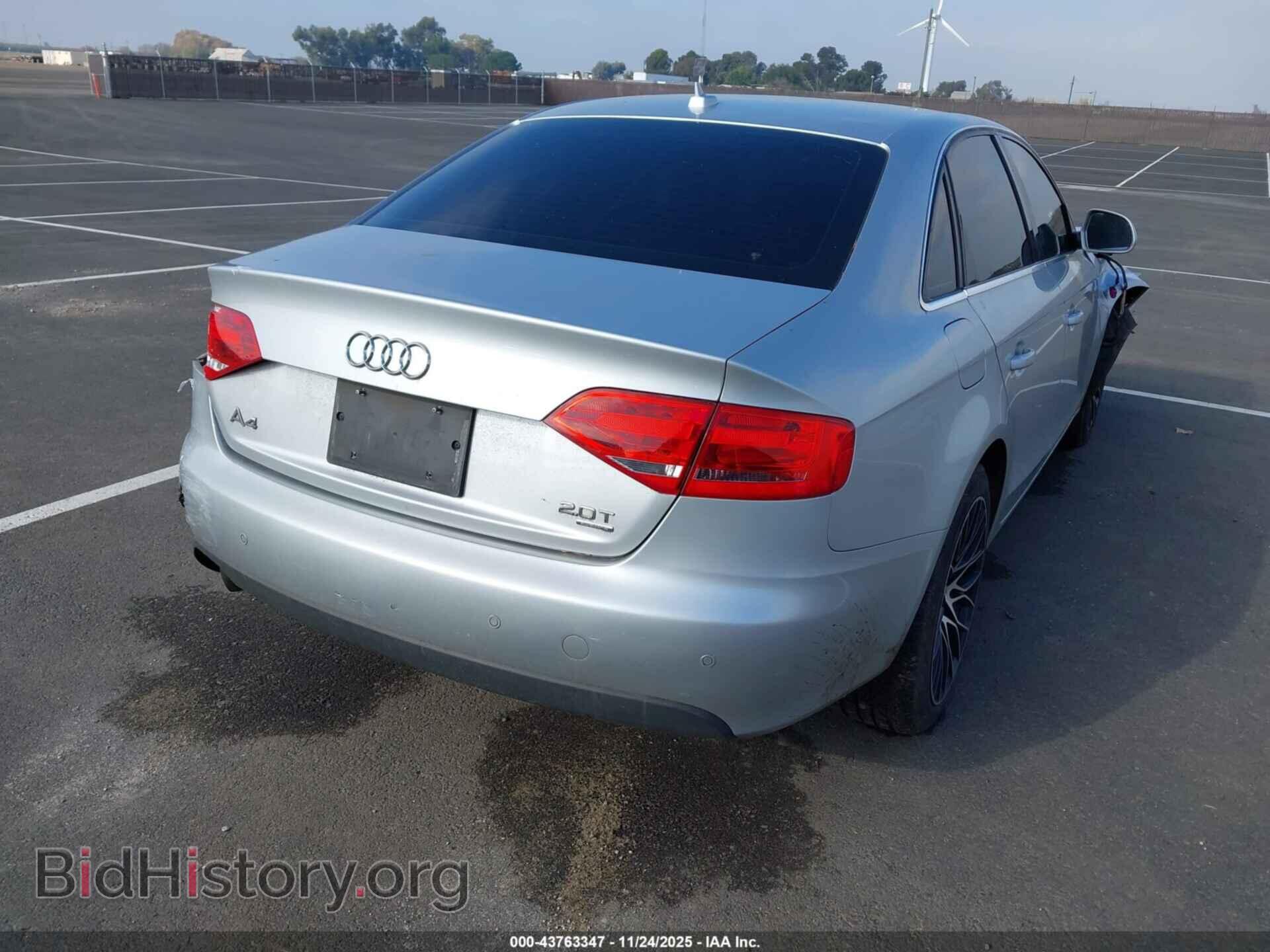 2009 AUDI A4 - VIN: WAUSF78K39N010136 - Фото 4