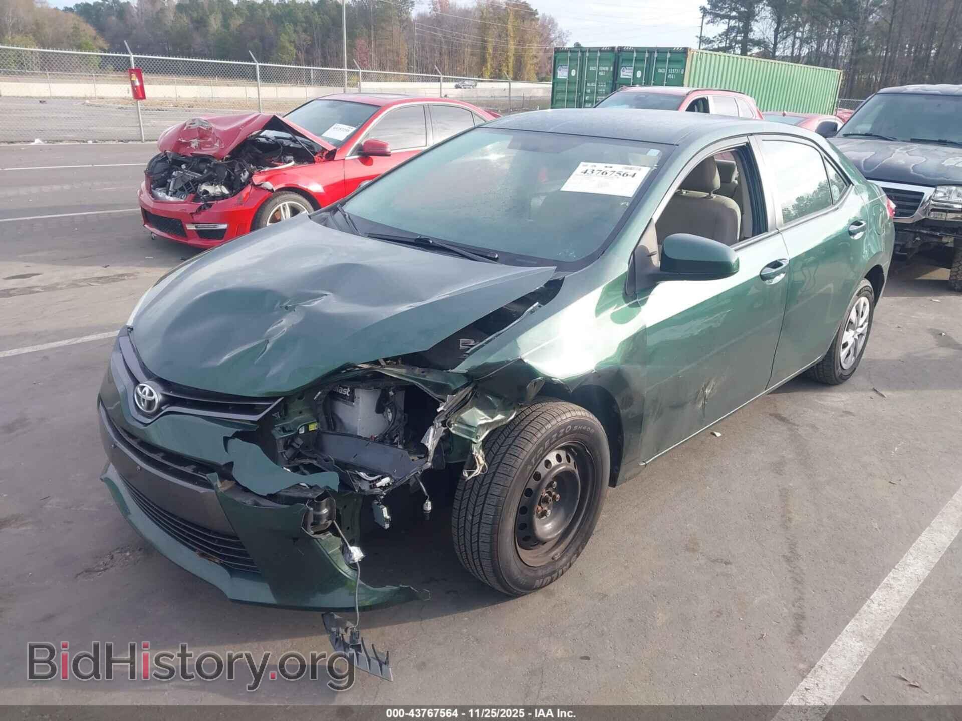 2015 TOYOTA COROLLA - VIN: 2T1BPRHE7FC464457 - Фото 2