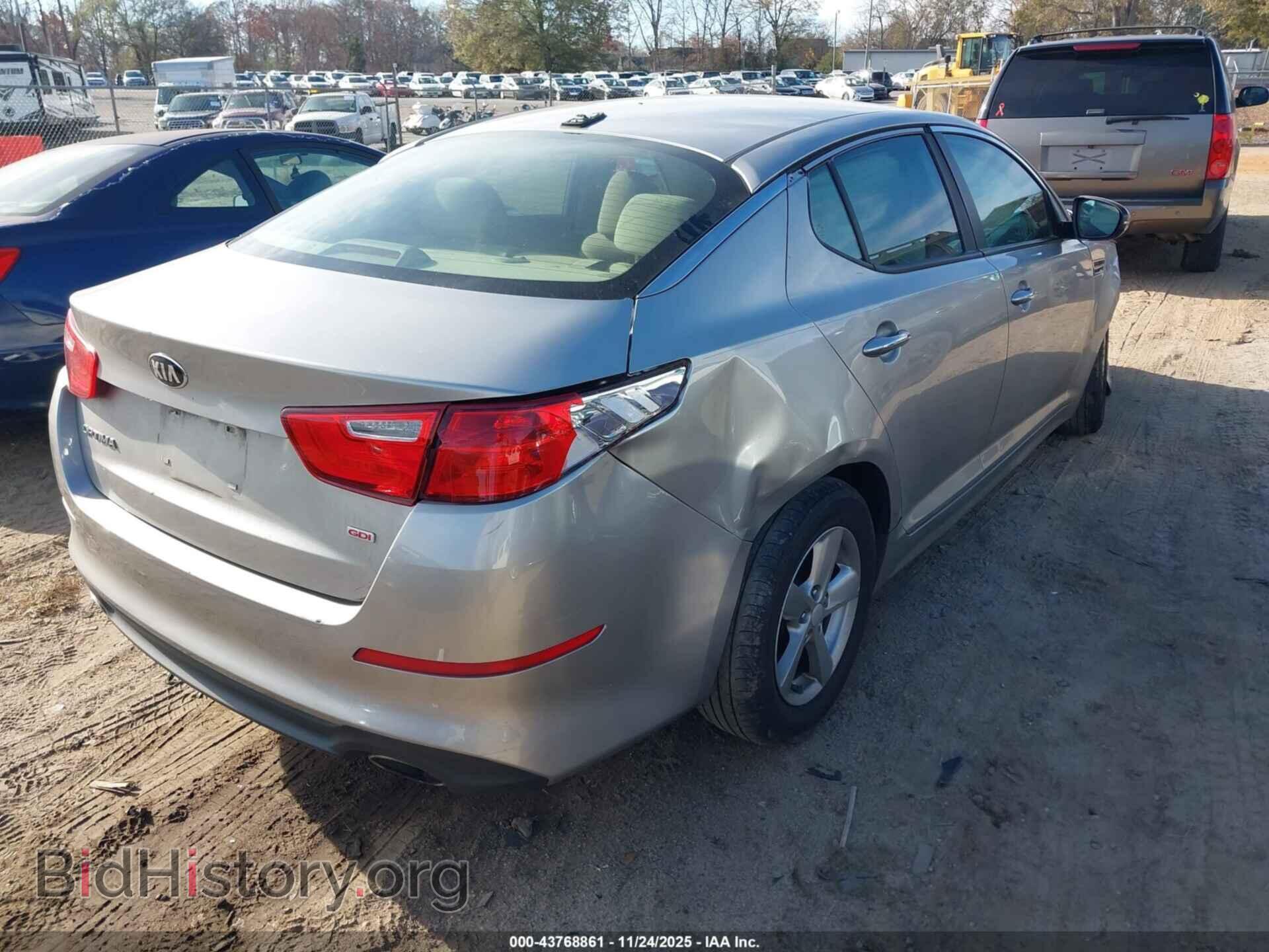 2015 KIA OPTIMA - VIN: 5XXGM4A70FG463365 - Фото 4