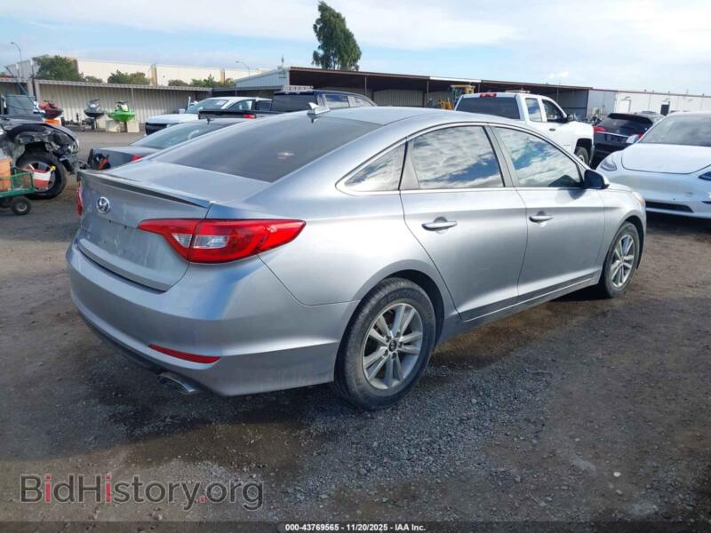 2016 Hyundai SONATA (VIN 5NPE24AF4GH346138) — фото 4 из 11