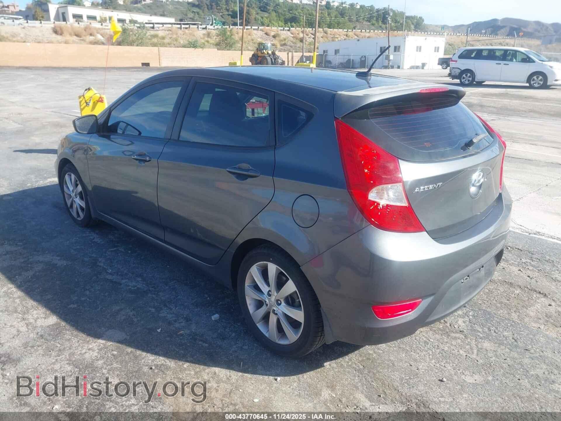 2012 HYUNDAI ACCENT - VIN: KMHCU5AE4CU035304 - Фото 3