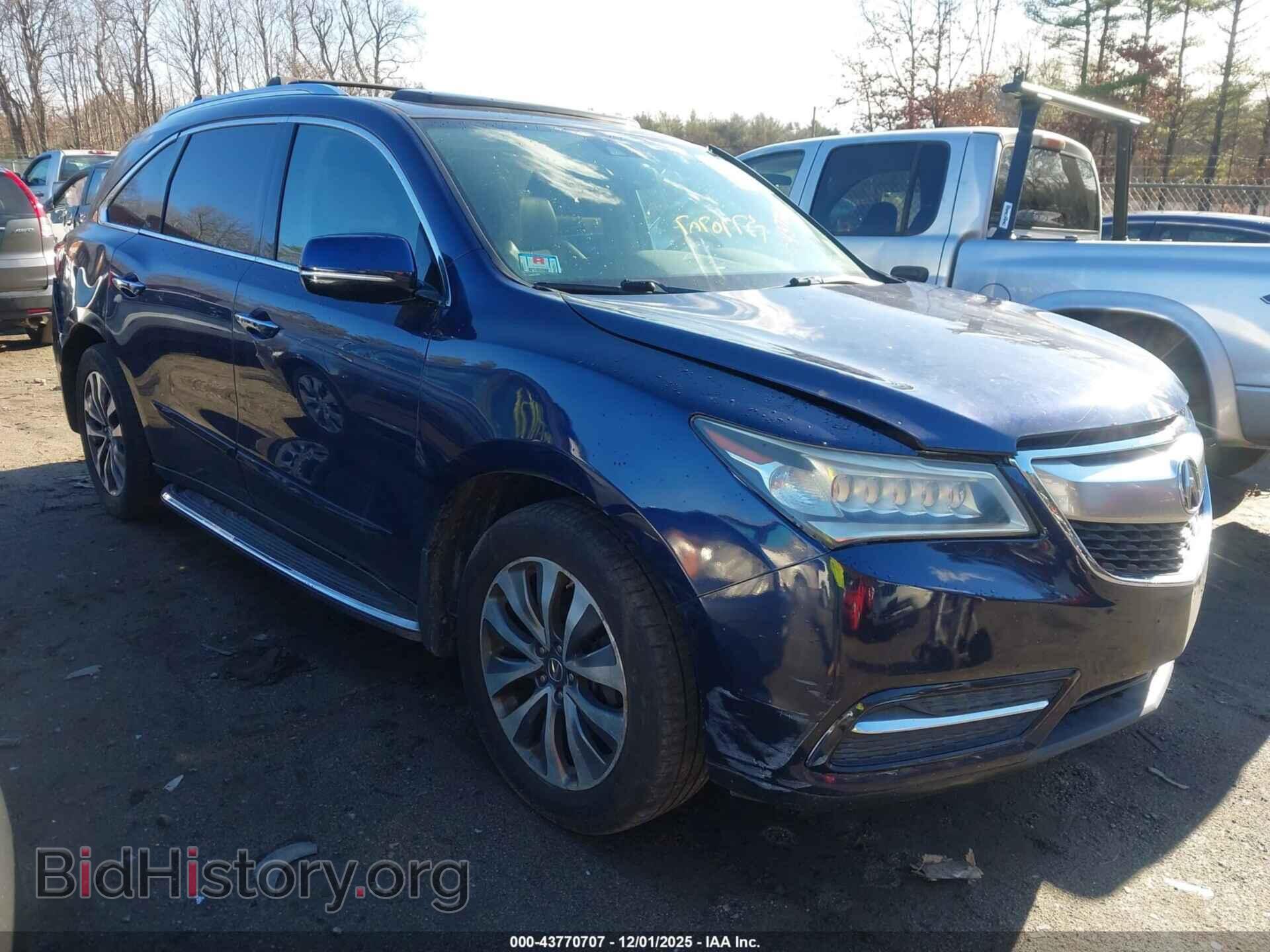 Фотография 5FRYD4H46EB007676 - ACURA MDX 2014