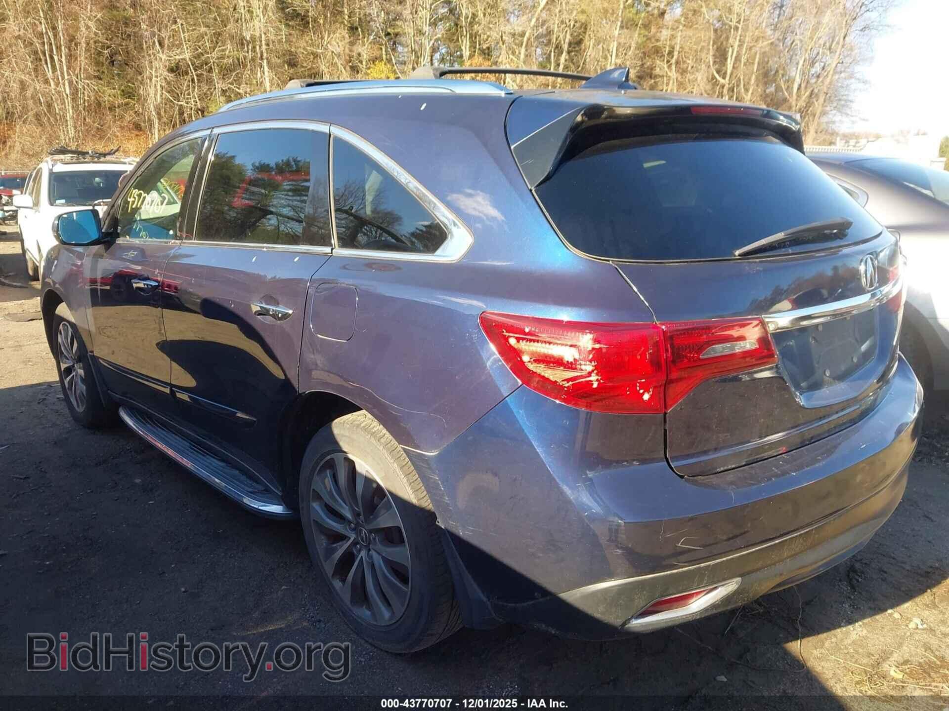 2014 ACURA MDX - VIN: 5FRYD4H46EB007676 - Фото 3