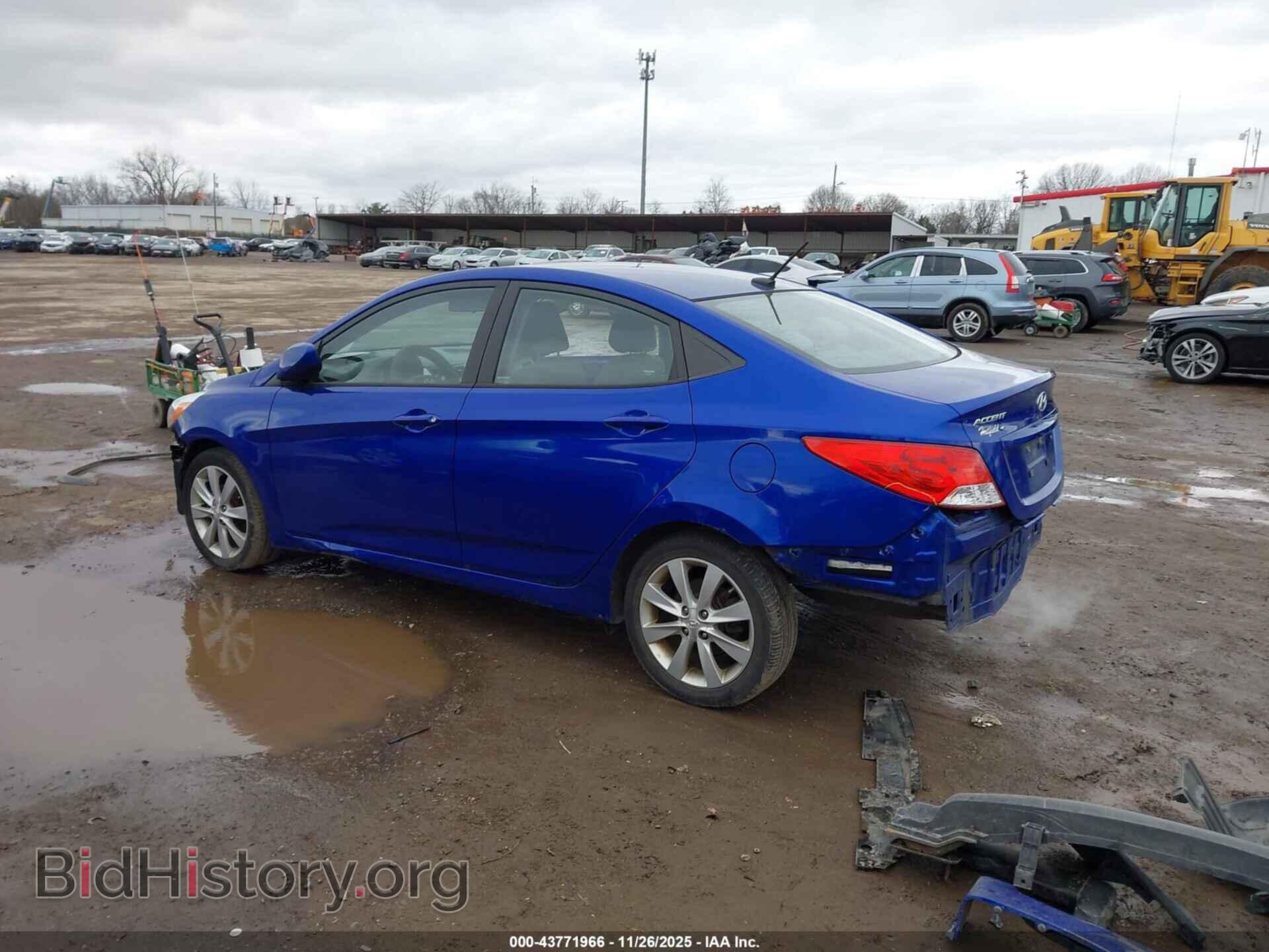 2014 HYUNDAI ACCENT - VIN: KMHCU4AE1EU757746 - Фото 3