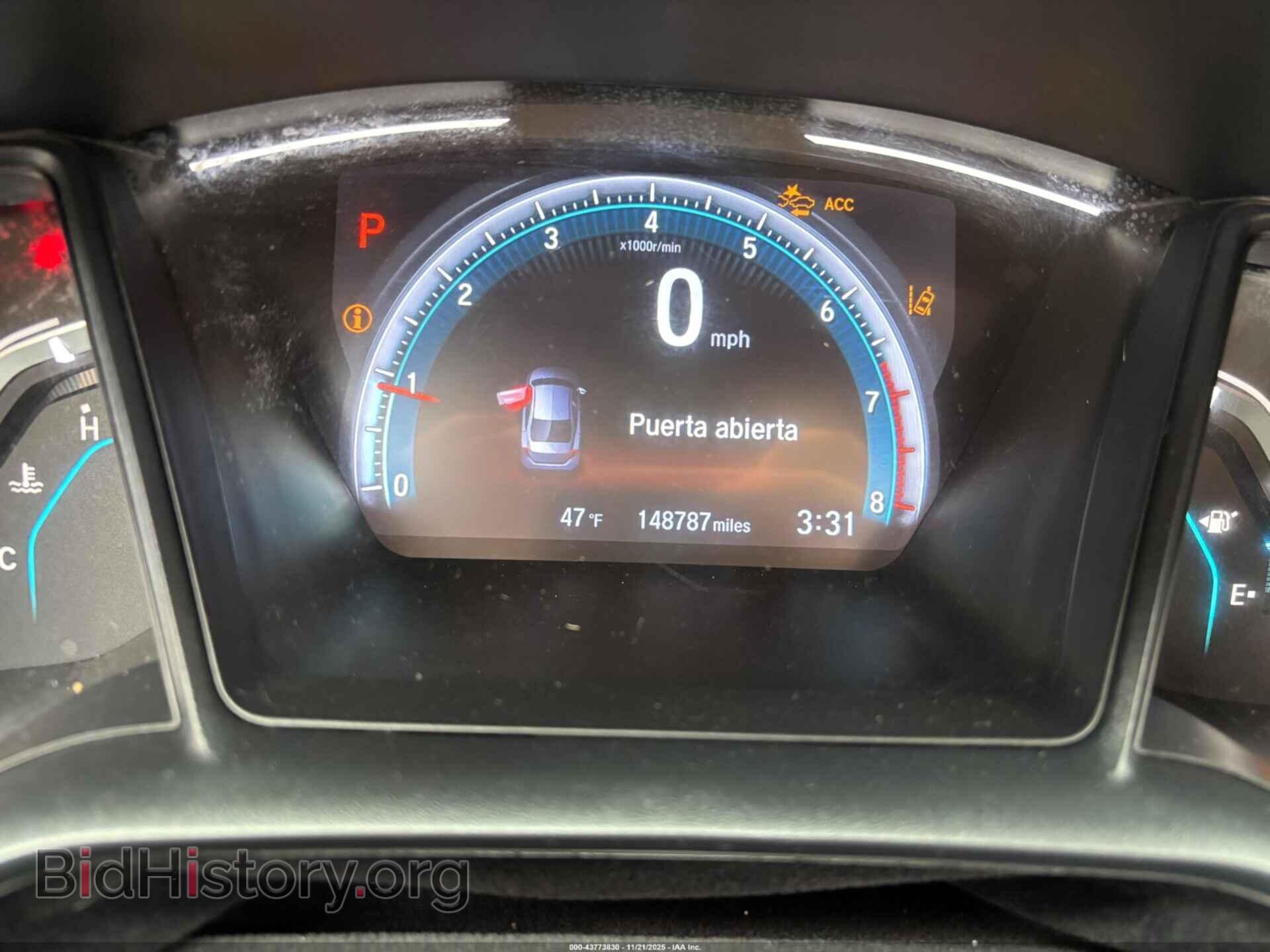 2019 HONDA CIVIC - VIN: 19XFC2F65KE041632 - Фото 6