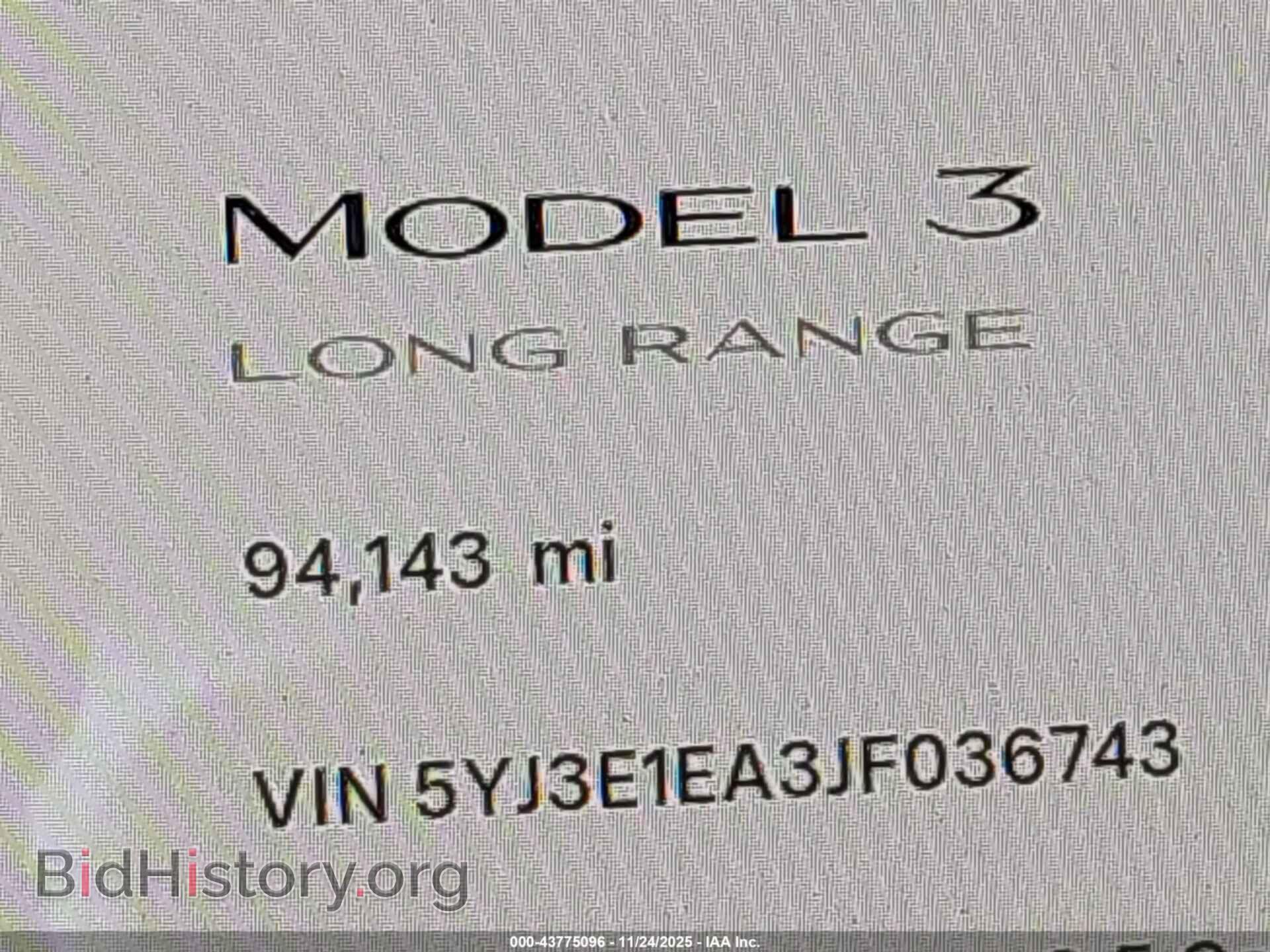 2018 TESLA MODEL 3 - VIN: 5YJ3E1EA3JF036743 - Photo 7
