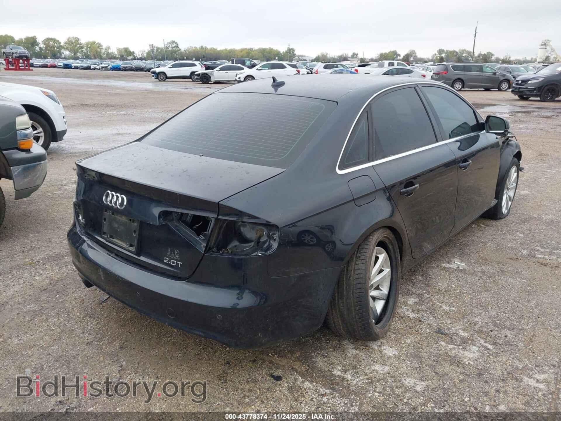 2013 AUDI A4 - VIN: WAUEFAFL8DN036519 - Фото 4