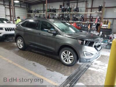 2015 Ford EDGE SEL, gray — VIN 2FMTK4J98FBC37981, IAAI