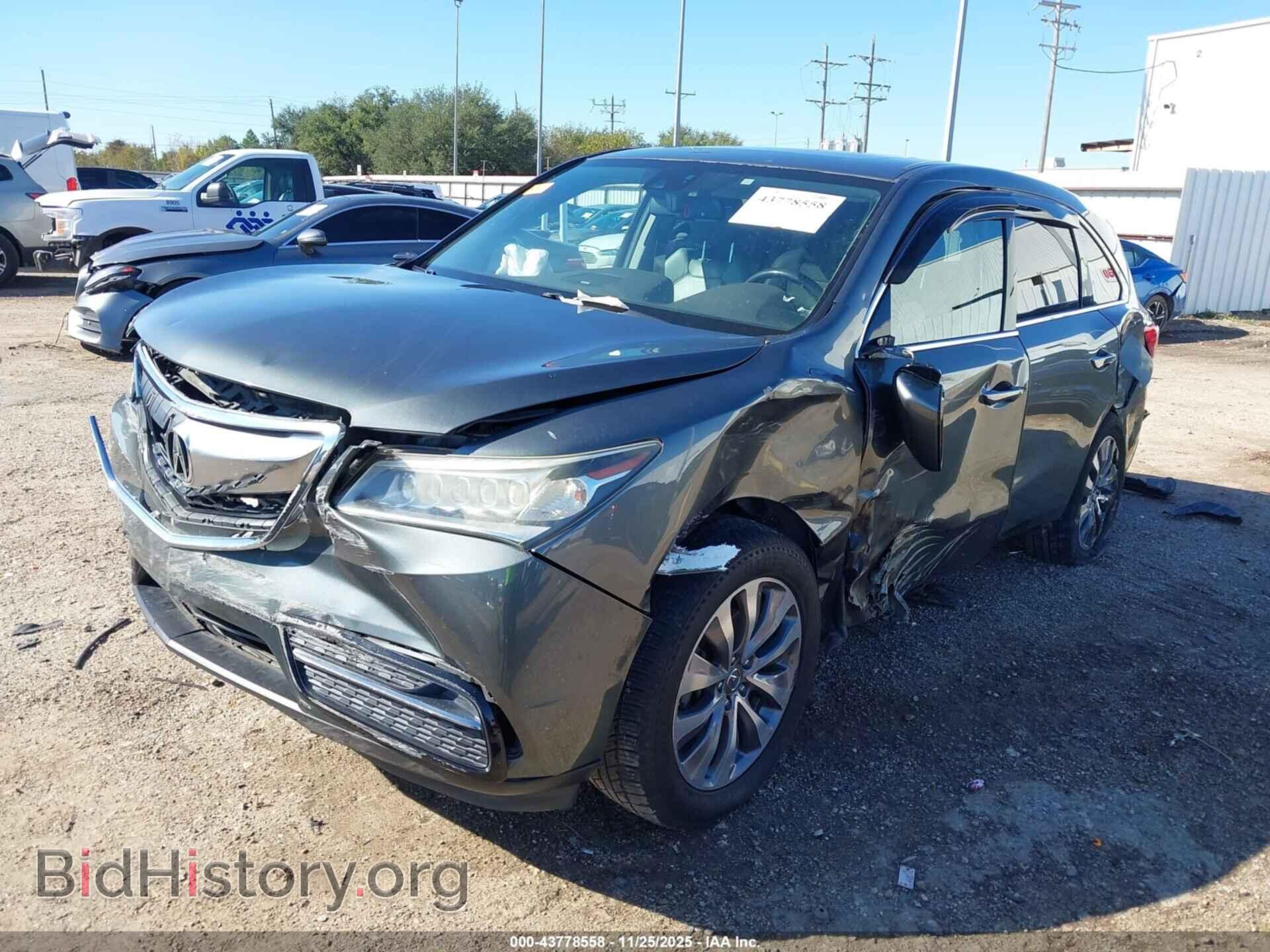 2014 ACURA MDX - VIN: 5FRYD4H46EB006821 - Фото 2