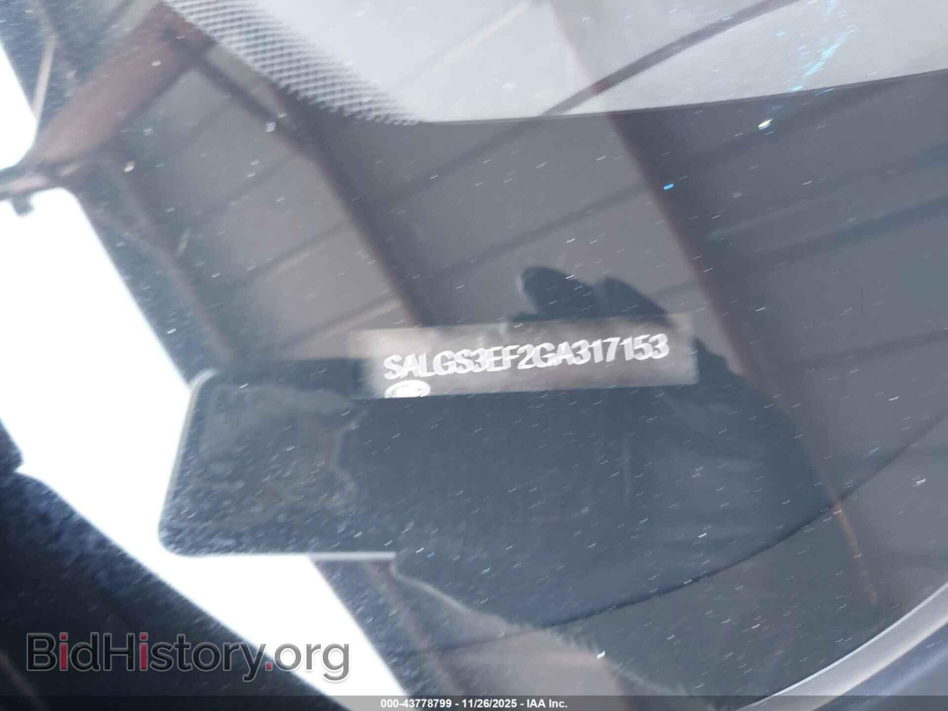 2016 LAND ROVER RANGE ROVER - VIN: SALGS3EF2GA317153 - Фото 9