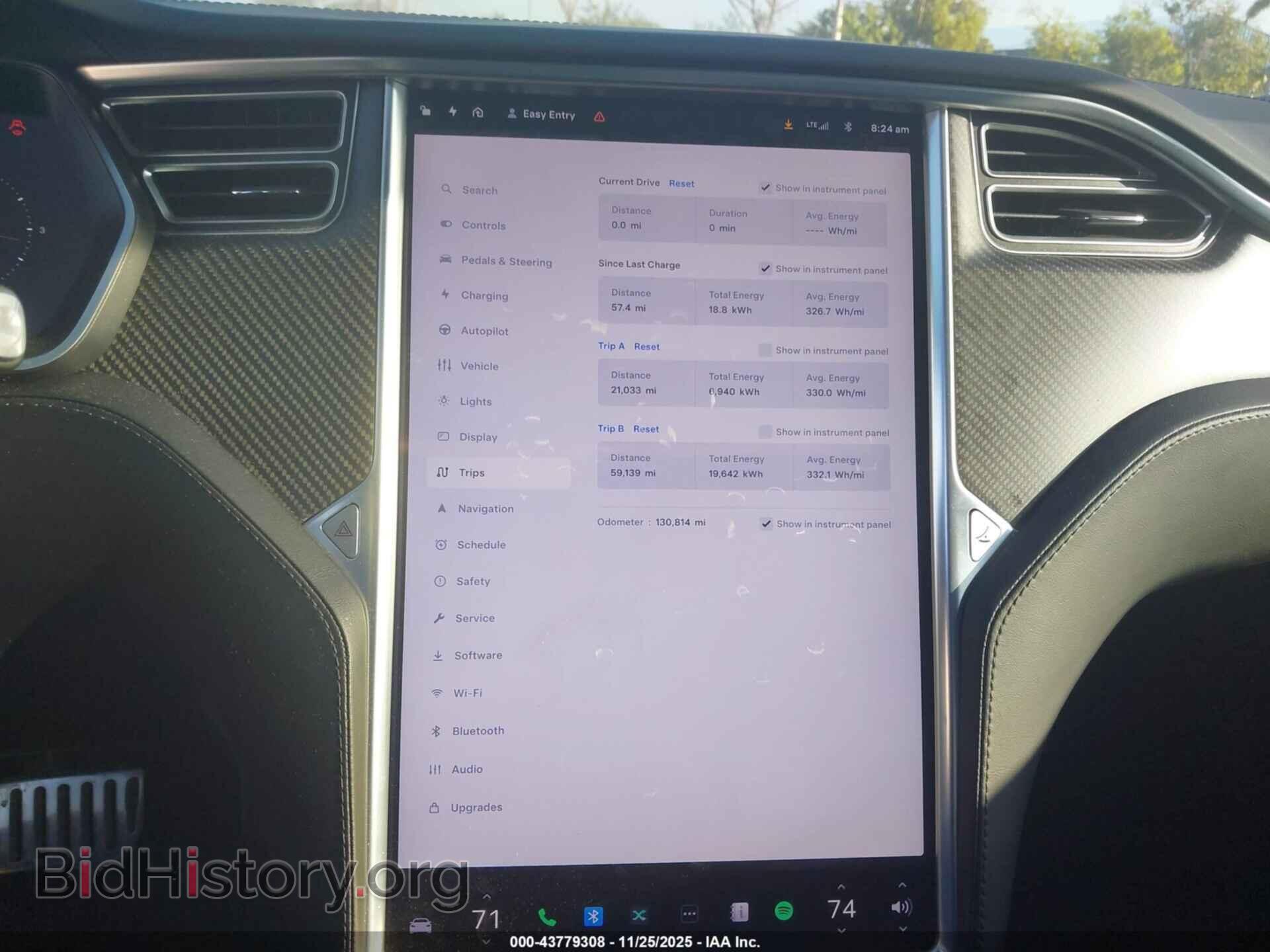 2017 TESLA MODEL S - VIN: 5YJSA1E12HF191608 - Фото 7