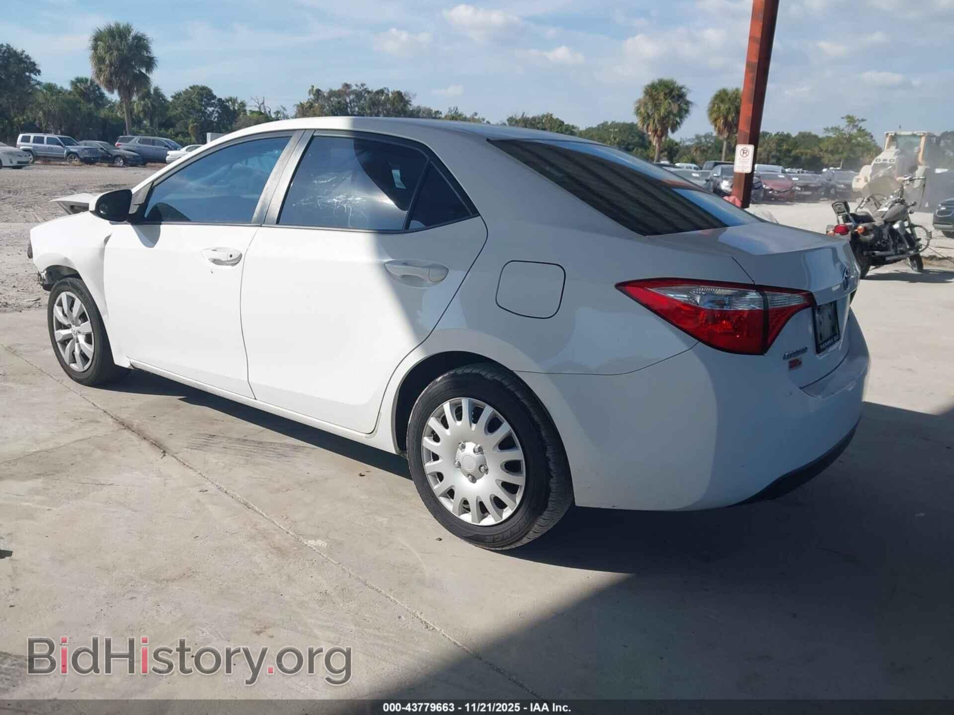 2014 TOYOTA COROLLA - VIN: 2T1BURHE0EC107936 - Фото 3