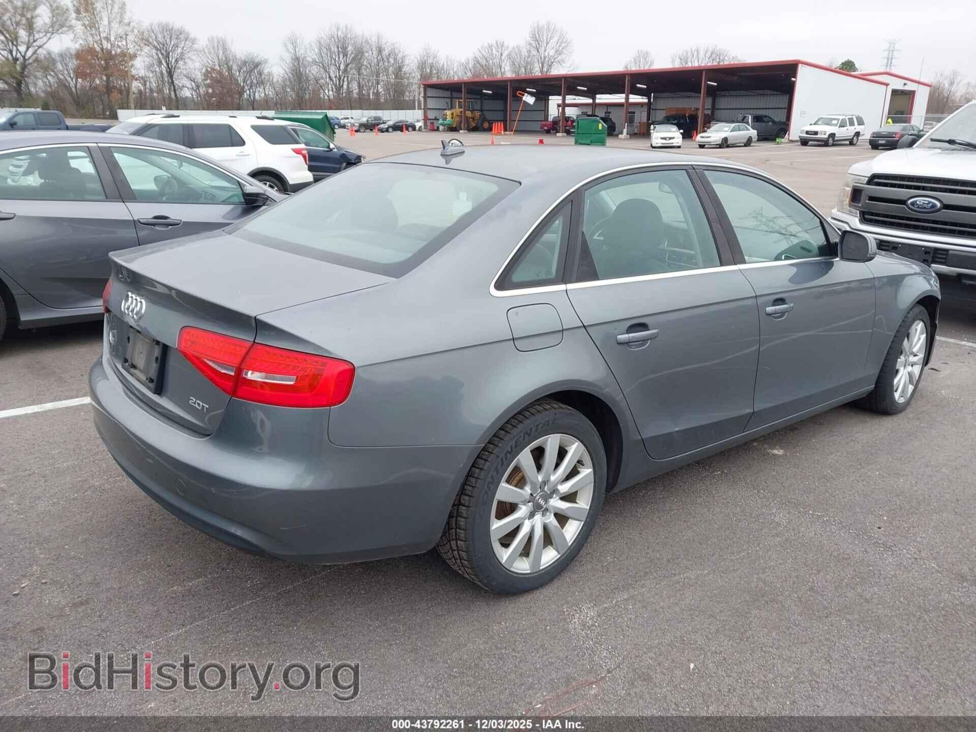 2013 AUDI A4 - VIN: WAUAFAFL7DN010685 - Photo 4