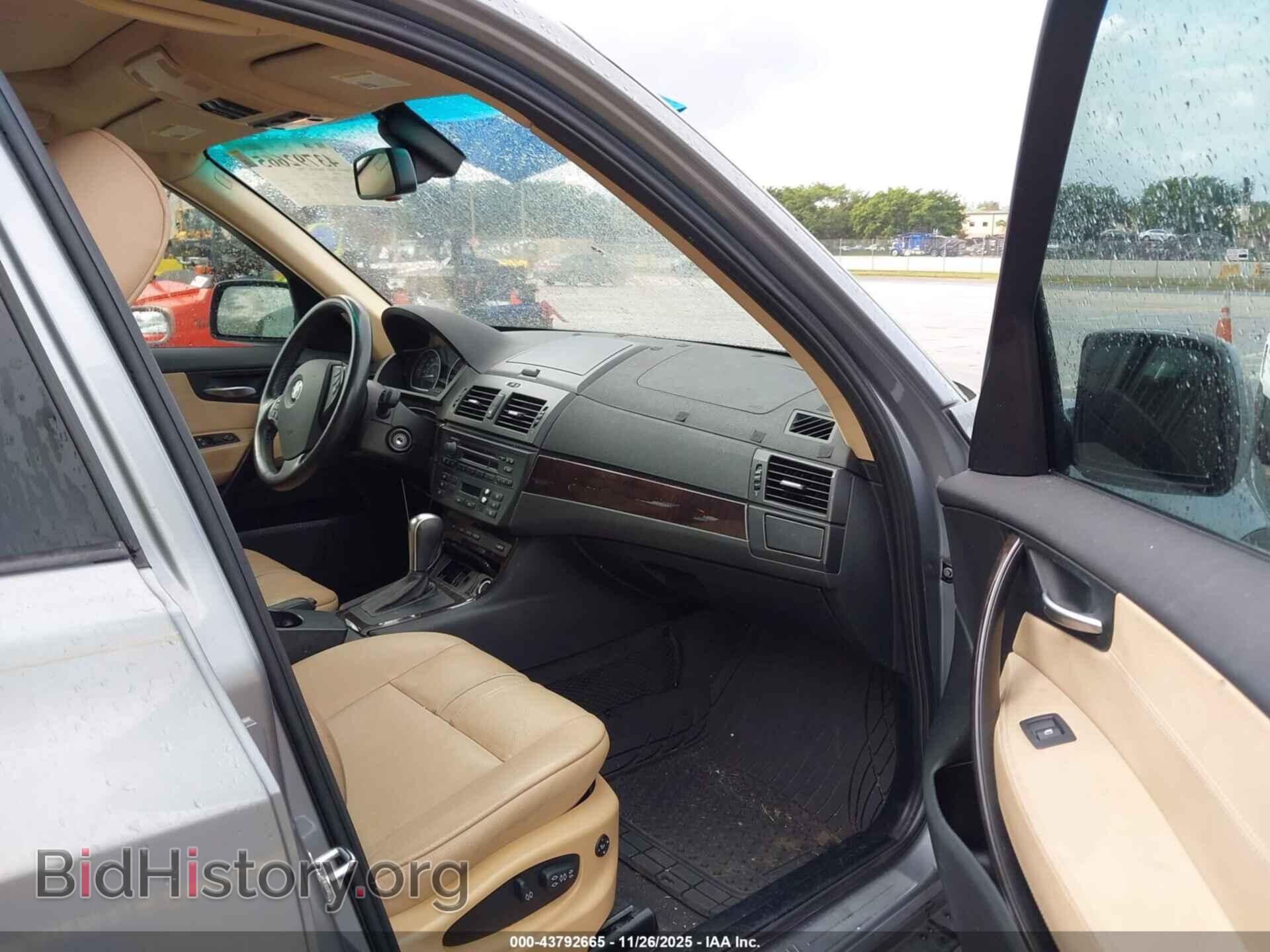 2007 BMW X3 - VIN: WBXPC93447WF28601 - Фото 5