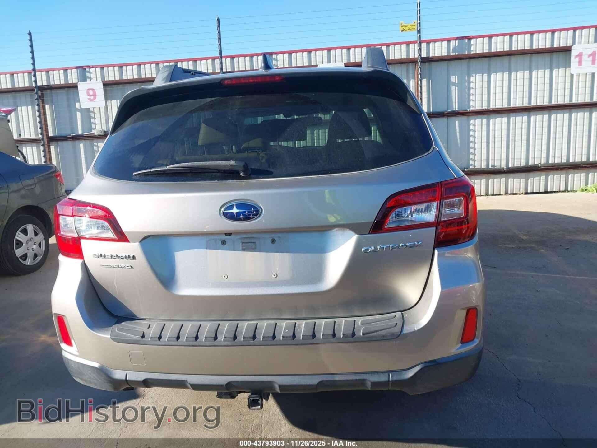 2016 SUBARU OUTBACK - VIN: 4S4BSBNC6G3242832 - Фото 16