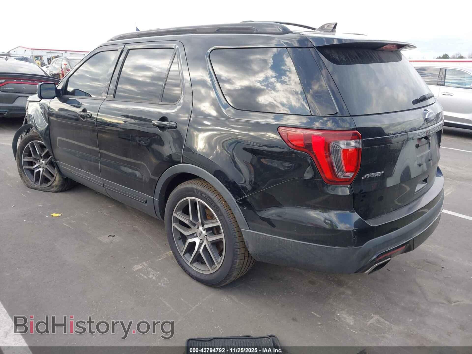 2016 FORD EXPLORER - VIN: 1FM5K8GT3GGC81271 - Фото 3
