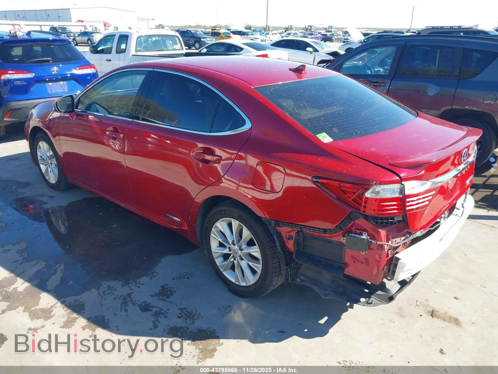 2014 LEXUS ES 300H - VIN: JTHBW1GG6E2054221 - Фото 3