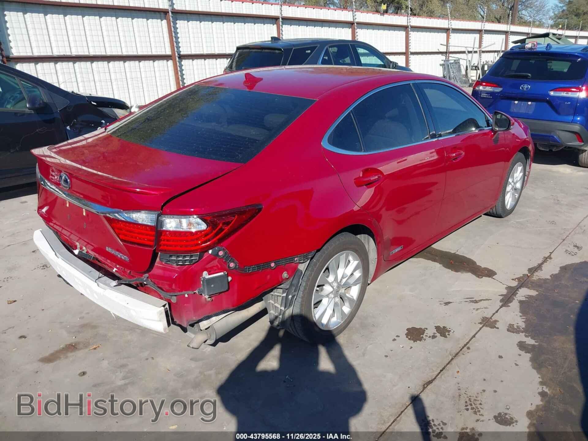 2014 LEXUS ES 300H - VIN: JTHBW1GG6E2054221 - Фото 4