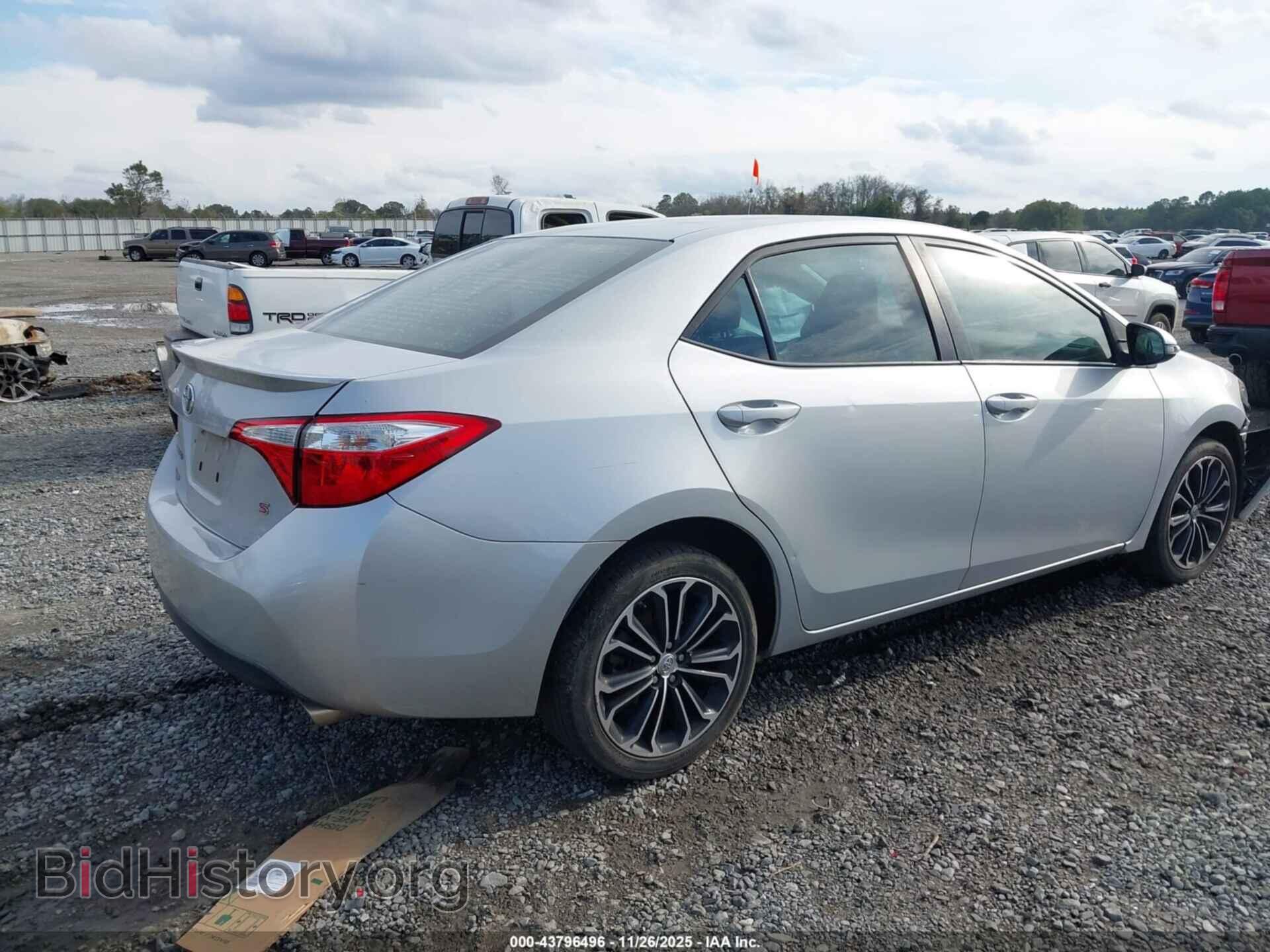 2015 TOYOTA COROLLA - VIN: 2T1BURHEXFC476319 - Фото 4