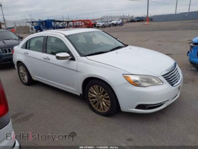 2012 Chrysler 200 Limited, белый — VIN 1C3CCBCB7CN140801, IAAI