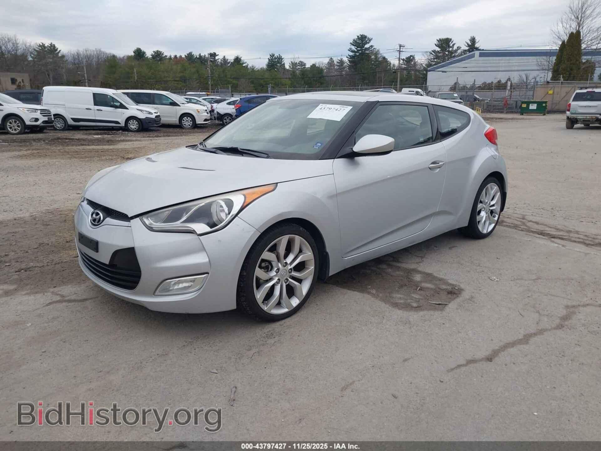 2012 HYUNDAI VELOSTER - VIN: KMHTC6AD6CU081281 - Фото 2