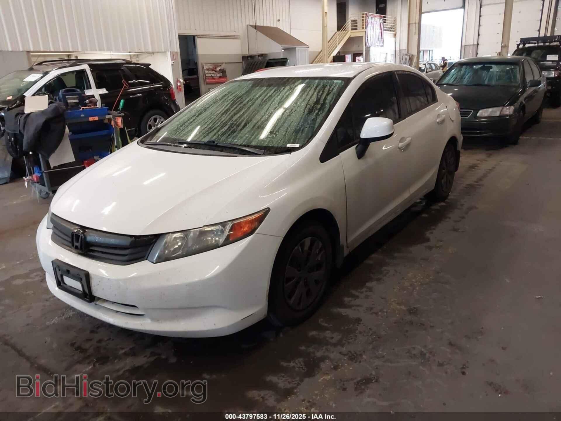 2012 HONDA CIVIC - VIN: 19XFB2F56CE090897 - Фото 2
