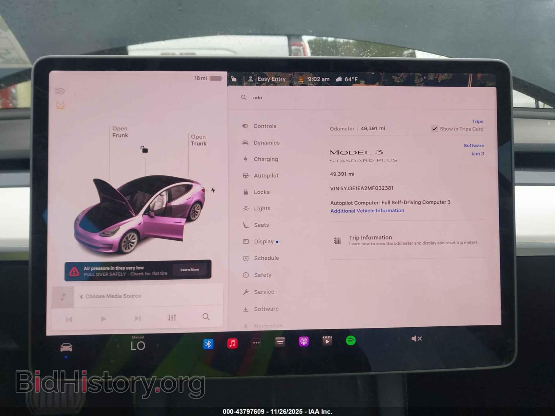 2021 TESLA MODEL 3 - VIN: 5YJ3E1EA2MF032381 - Photo 7