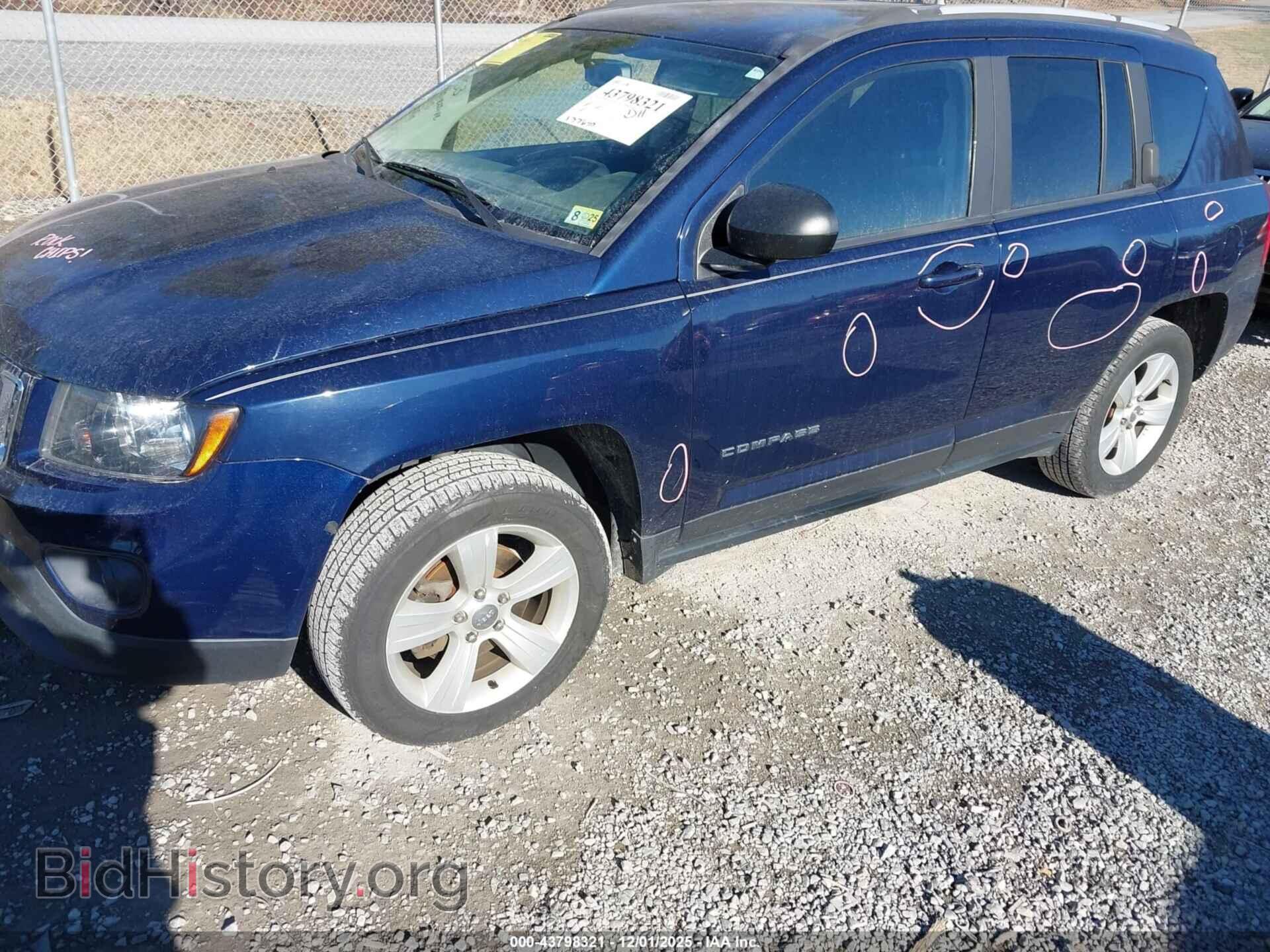 2017 JEEP COMPASS - VIN: 1C4NJDBB8HD142917 - Фото 2