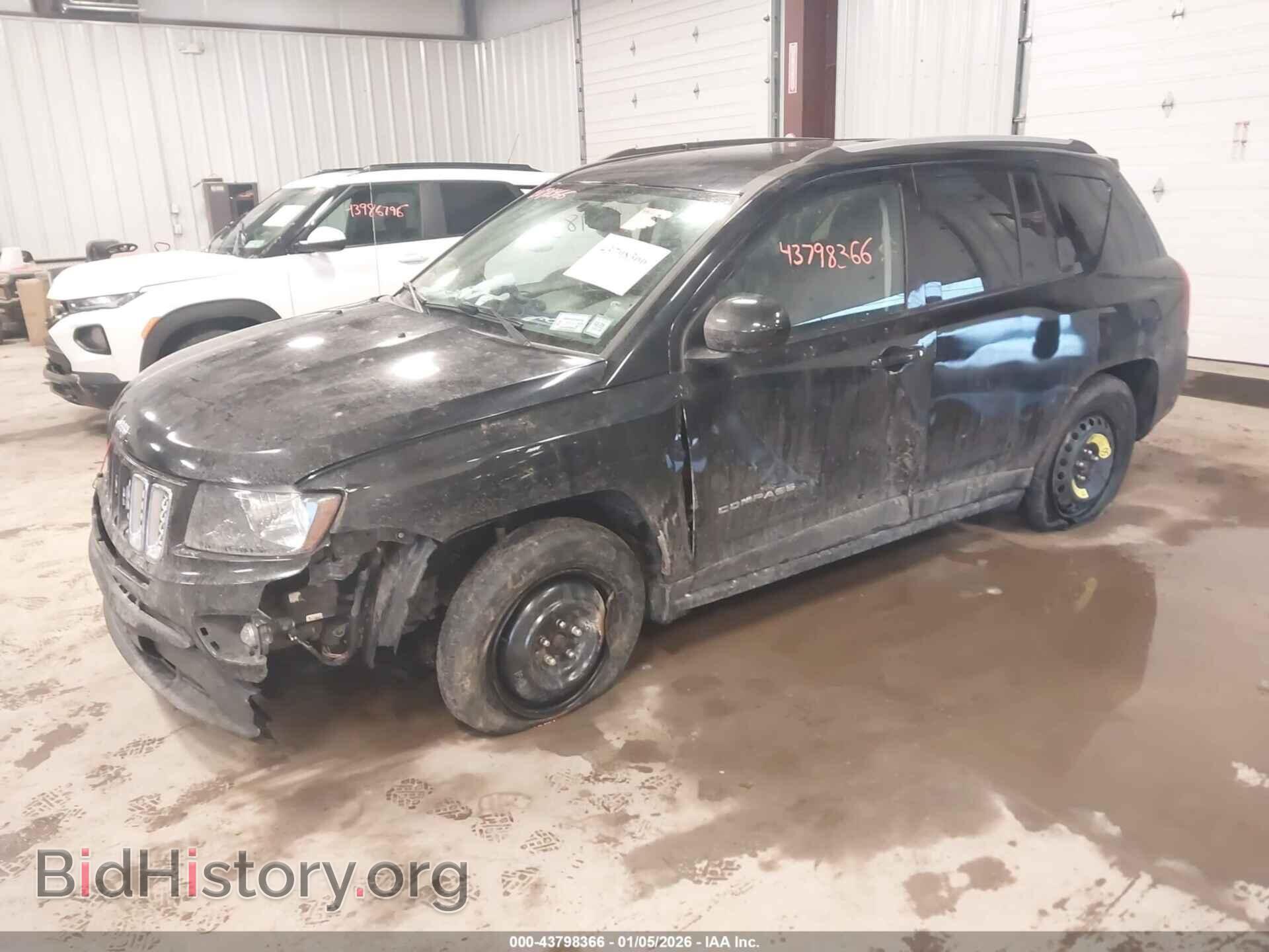 2016 JEEP COMPASS - VIN: 1C4NJDEB1GD789542 - Фото 2