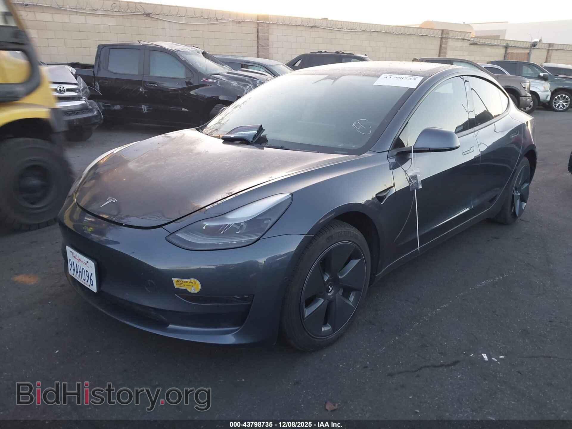 2022 TESLA MODEL 3 - VIN: 5YJ3E1EA6NF172015 - Фото 2