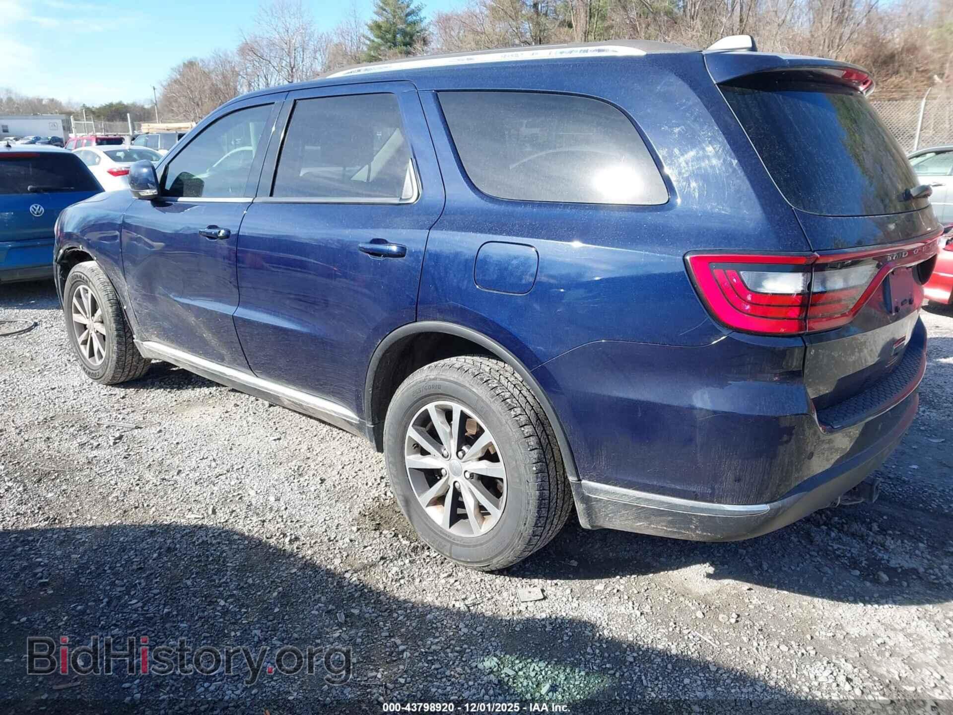 2016 DODGE DURANGO - VIN: 1C4RDJDGXGC433150 - Фото 3