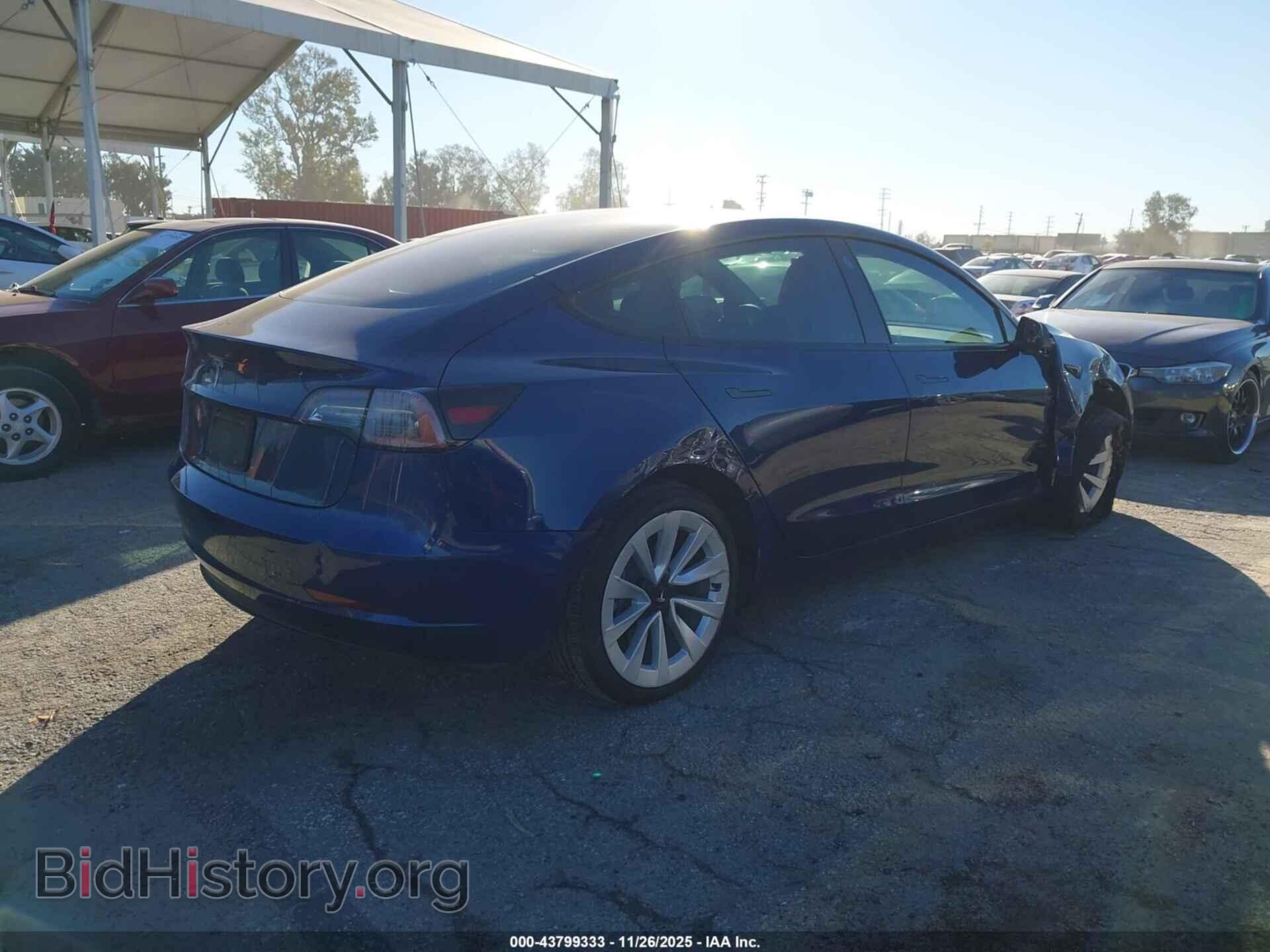 2022 TESLA MODEL 3 - VIN: 5YJ3E1EA0NF235089 - Фото 4