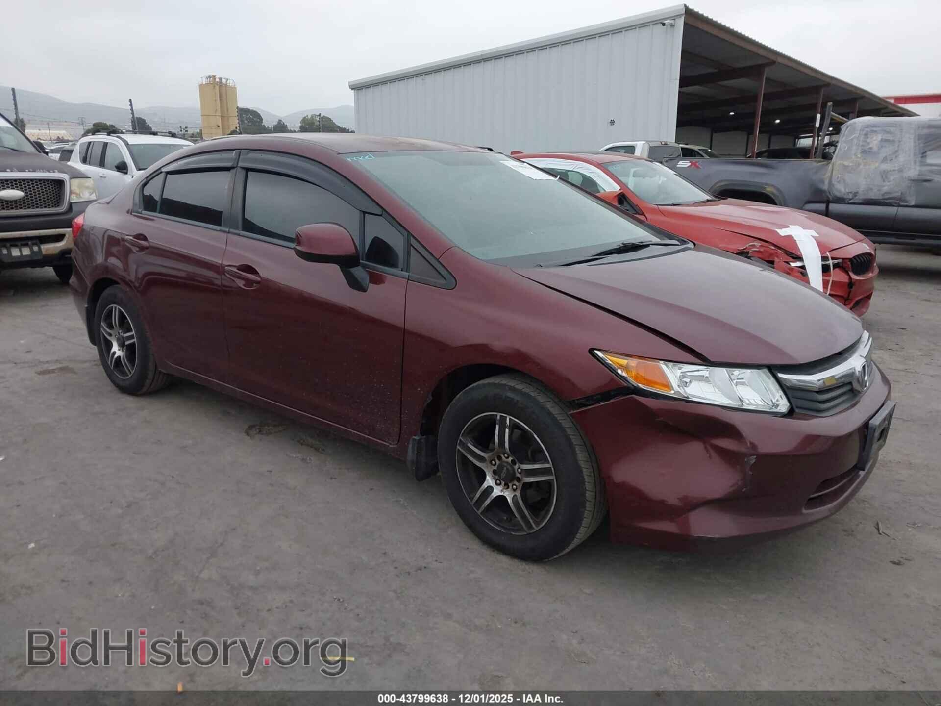 Фотография 2HGFB2F55CH533868 - HONDA CIVIC 2012