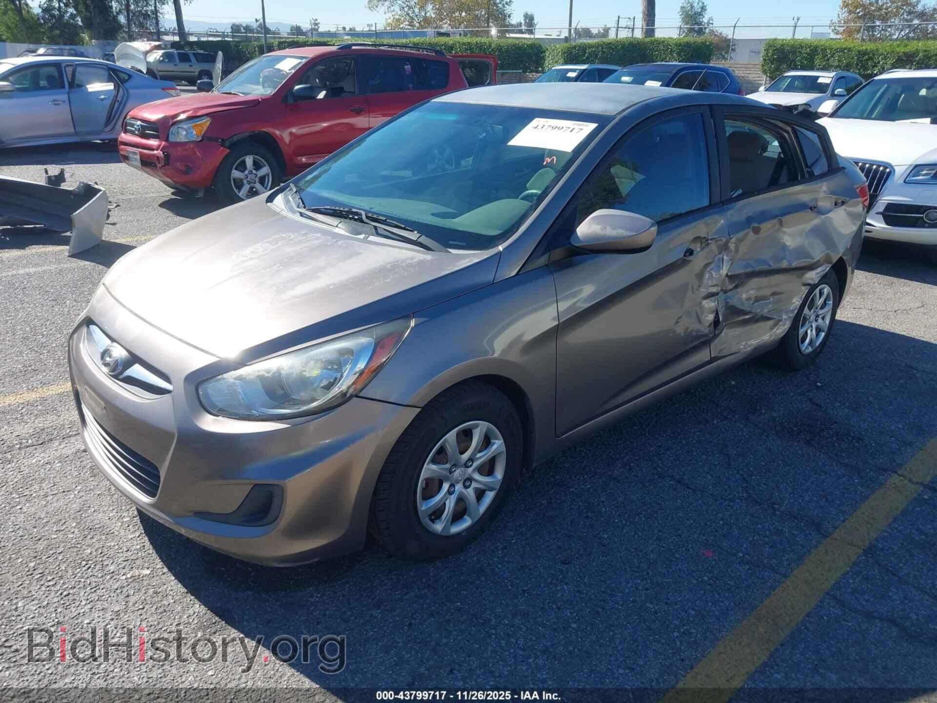 2013 HYUNDAI ACCENT - VIN: KMHCT4AE6DU414061 - Фото 2