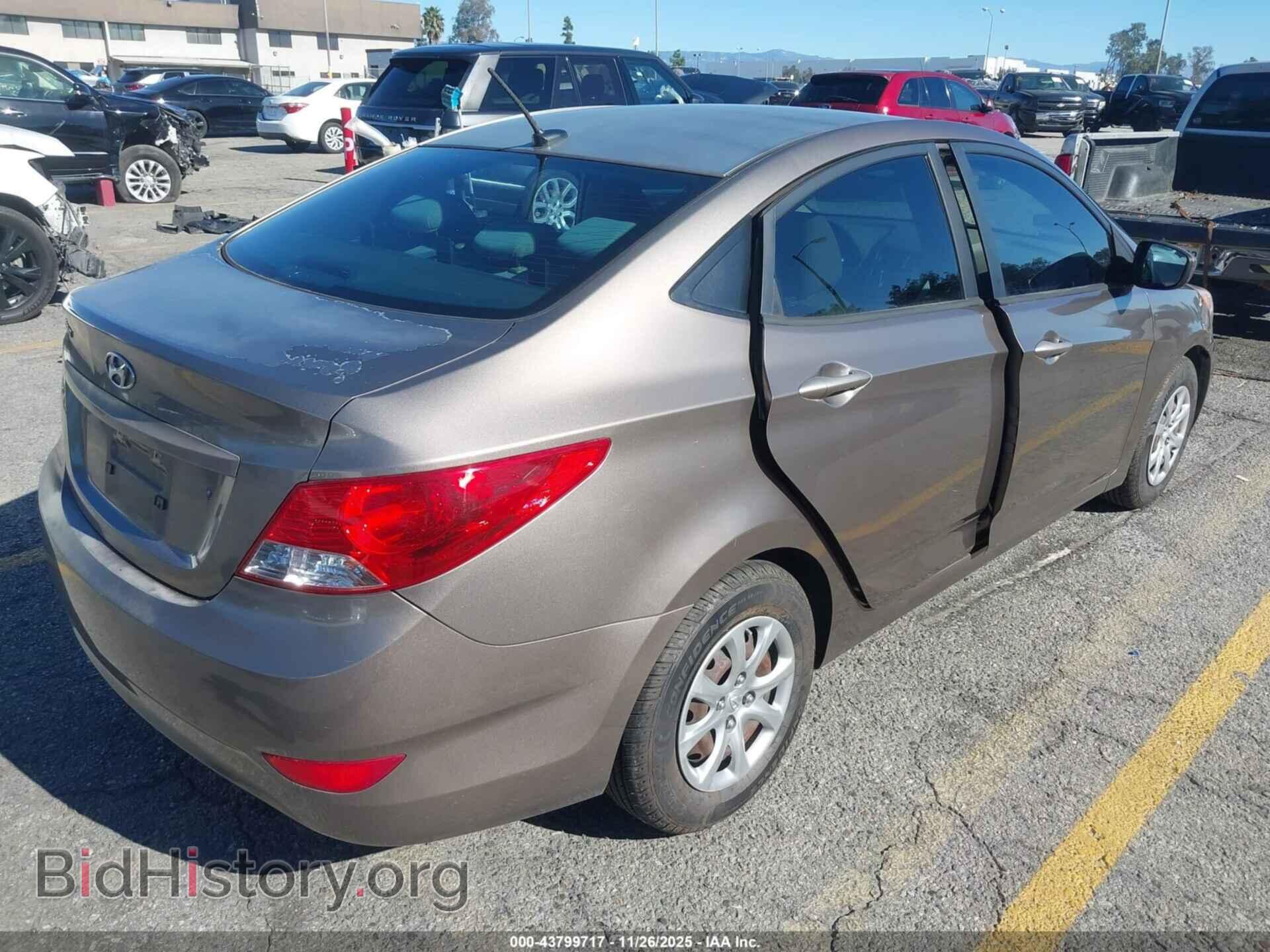 2013 HYUNDAI ACCENT - VIN: KMHCT4AE6DU414061 - Фото 4