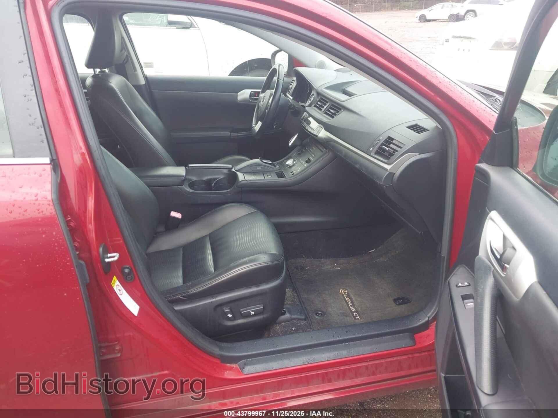 2013 LEXUS CT 200H - VIN: JTHKD5BH4D2137349 - Photo 5