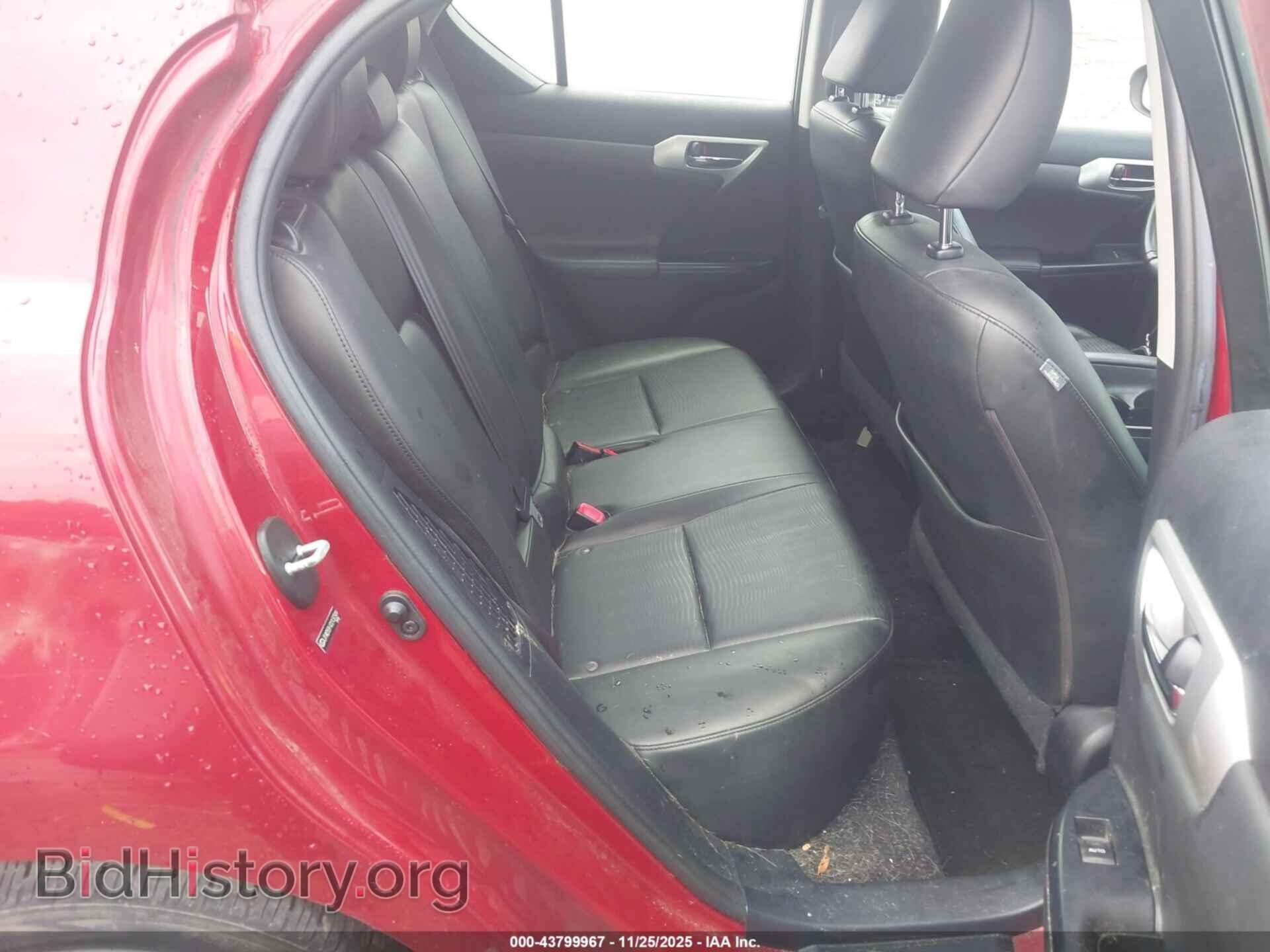 2013 LEXUS CT 200H - VIN: JTHKD5BH4D2137349 - Photo 8