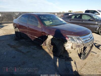 2011 Ford FUSION S, burgundy — VIN 3FAHP0GA3BR160492, IAAI