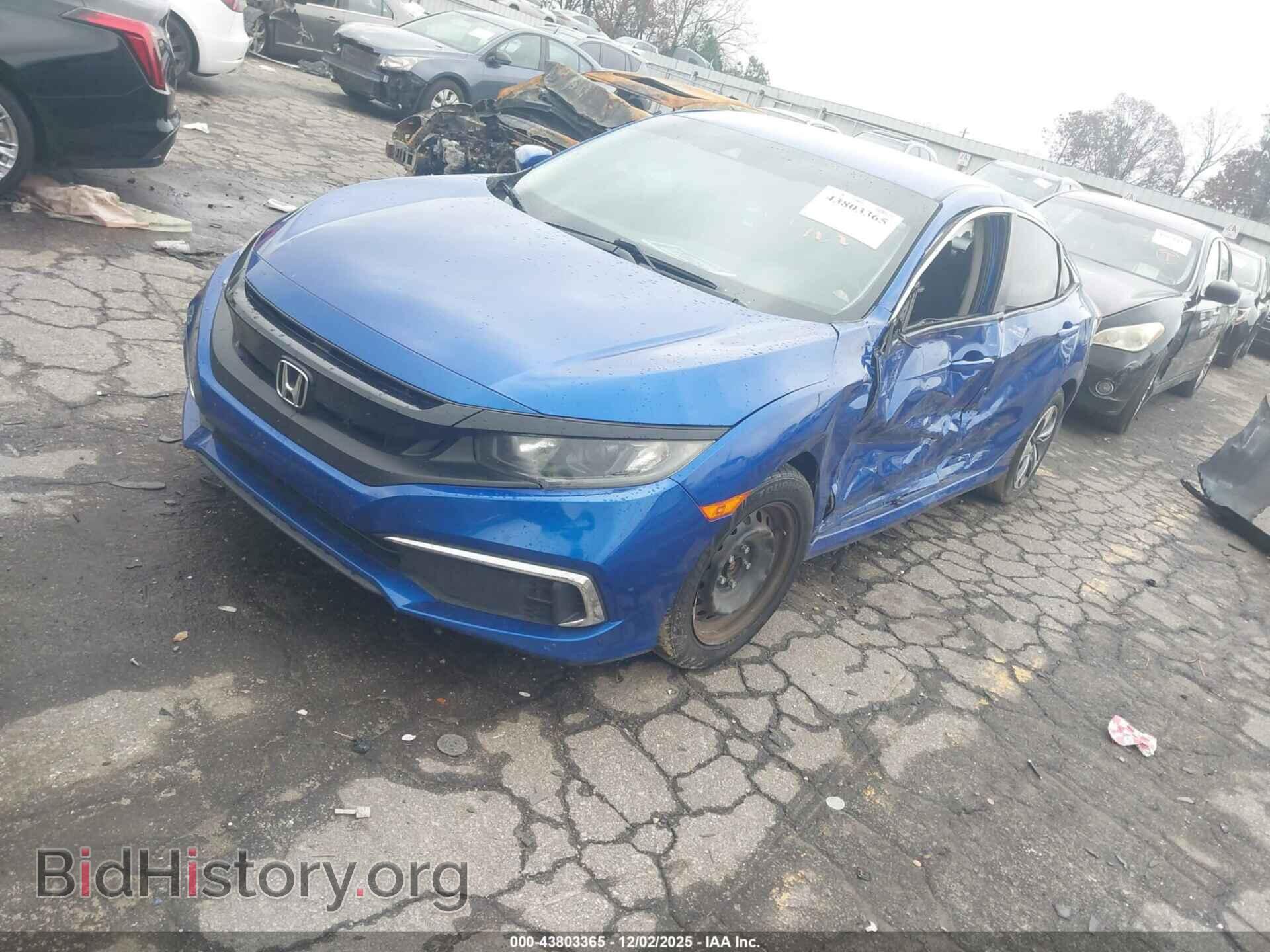 2019 HONDA CIVIC - VIN: 2HGFC2F6XKH600095 - Фото 2