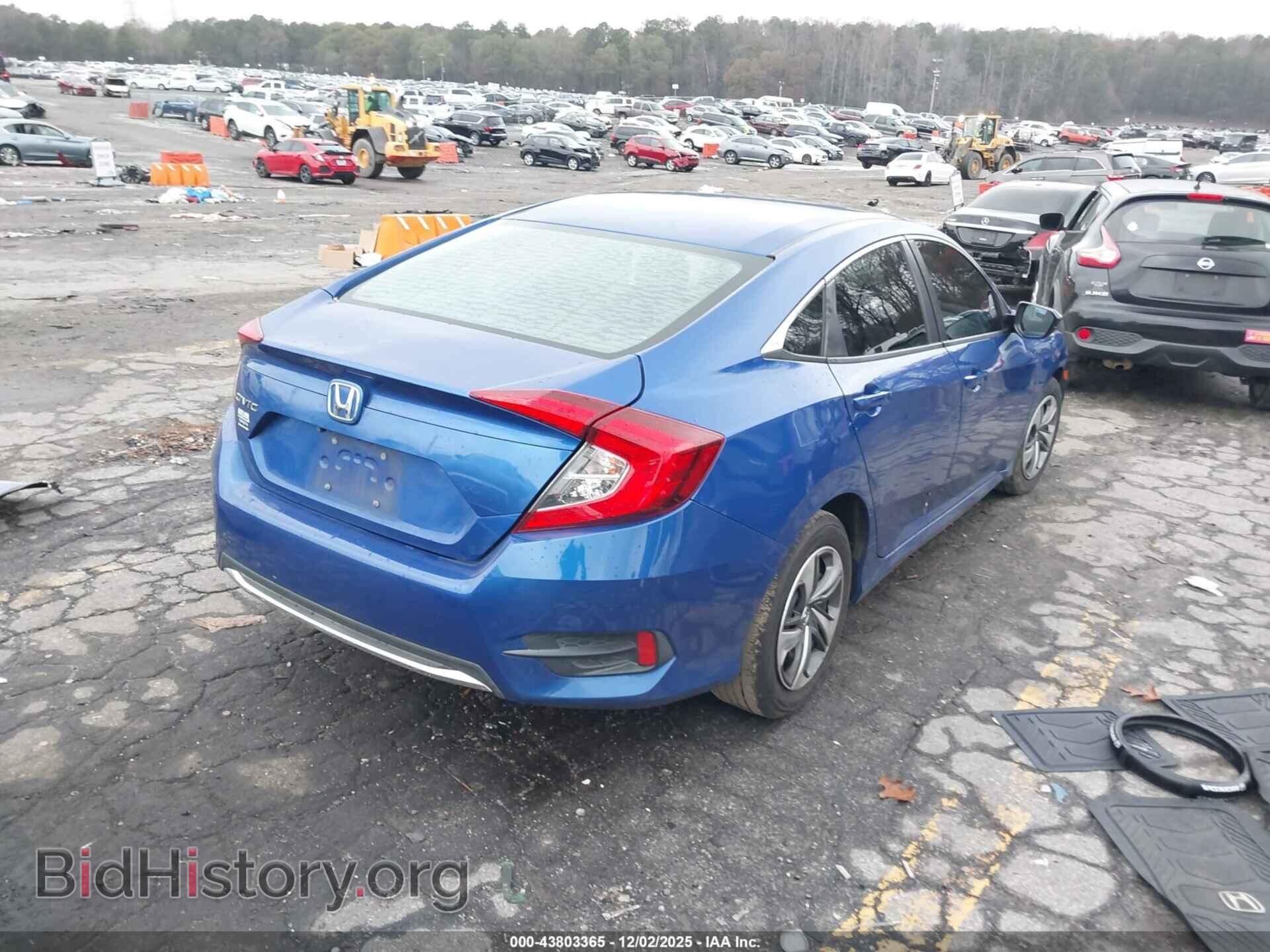 2019 HONDA CIVIC - VIN: 2HGFC2F6XKH600095 - Фото 4