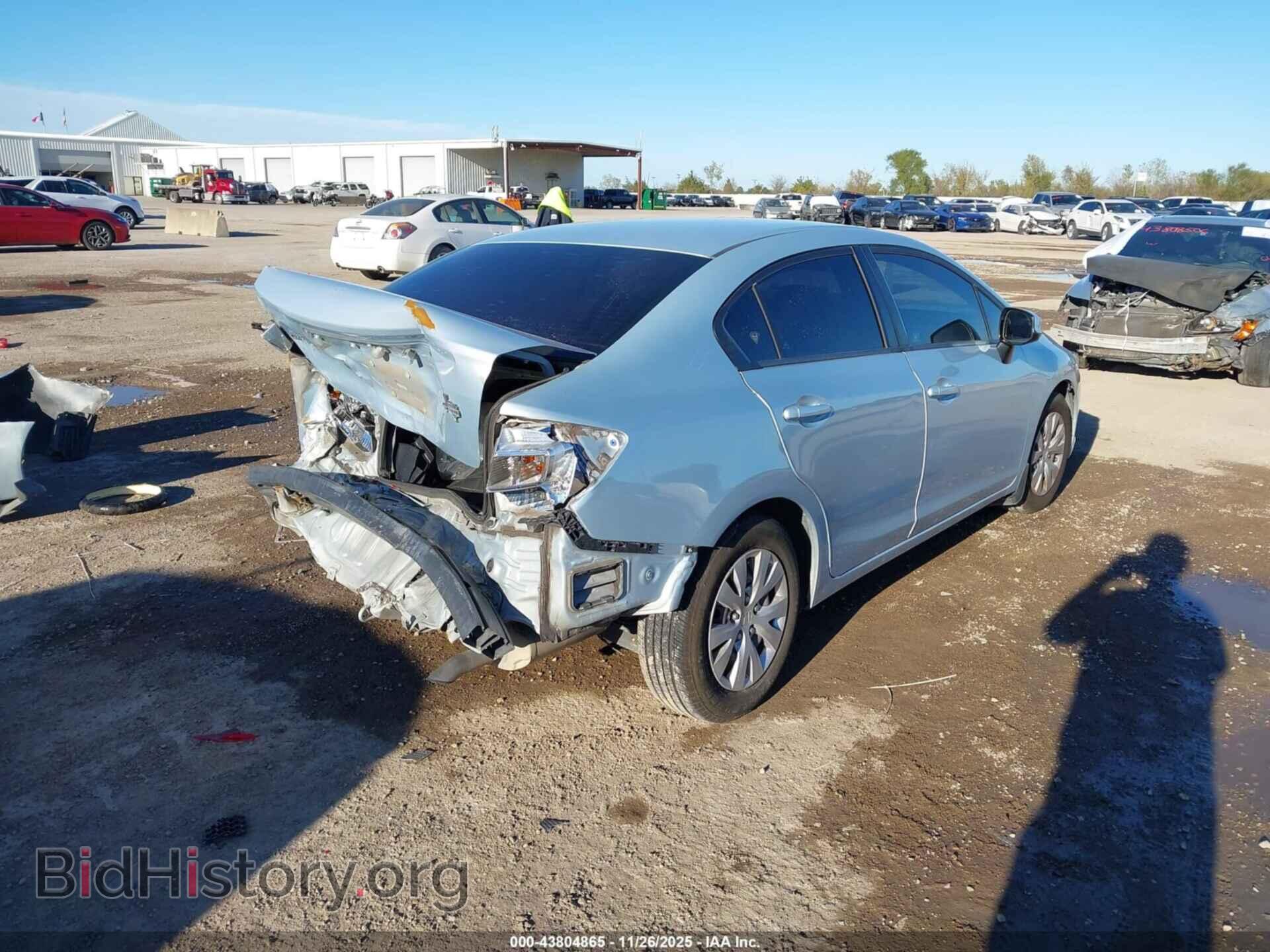 2012 HONDA CIVIC - VIN: 2HGFB2F55CH580446 - Фото 4