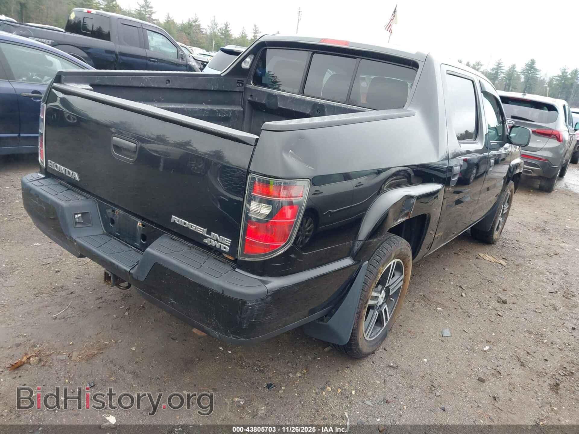 2012 HONDA RIDGELINE - VIN: 5FPYK1F74CB455583 - Фото 4