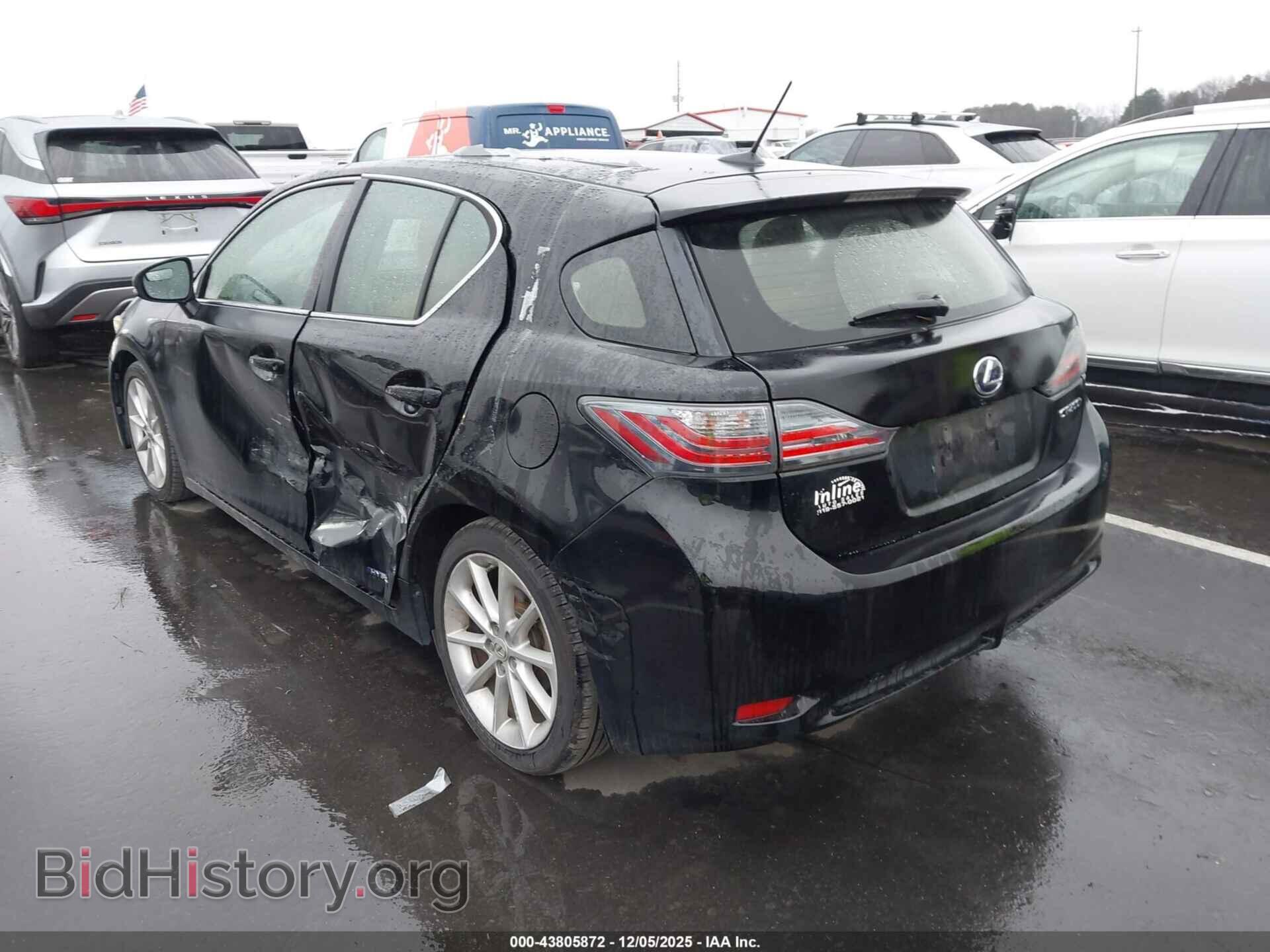 2013 LEXUS CT 200H - VIN: JTHKD5BH2D2155994 - Фото 3