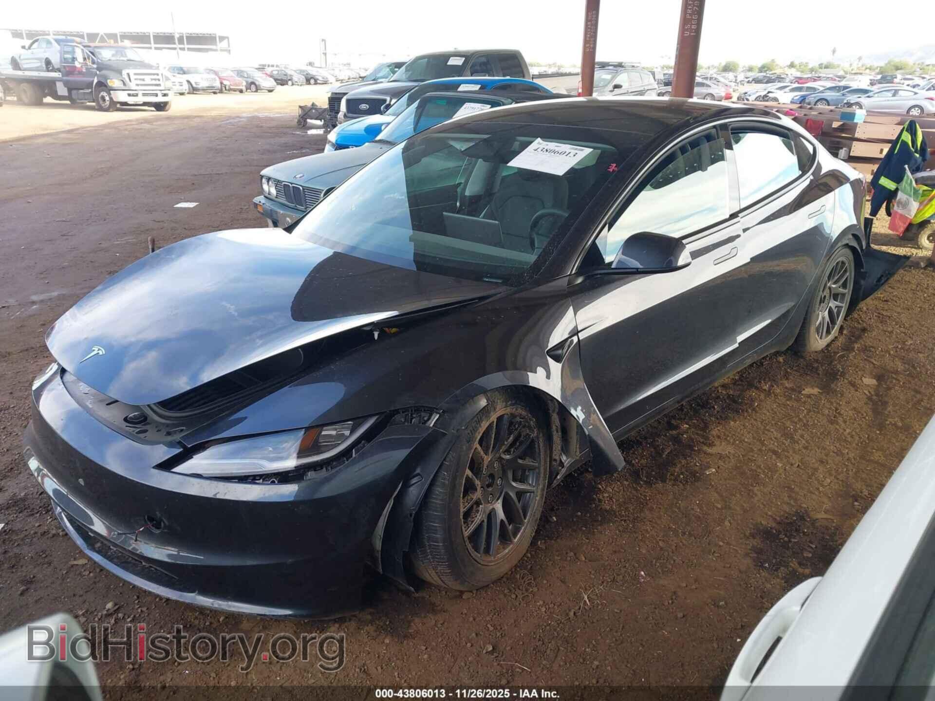 2025 TESLA MODEL 3 - VIN: 5YJ3E1EB5SF008758 - Фото 2