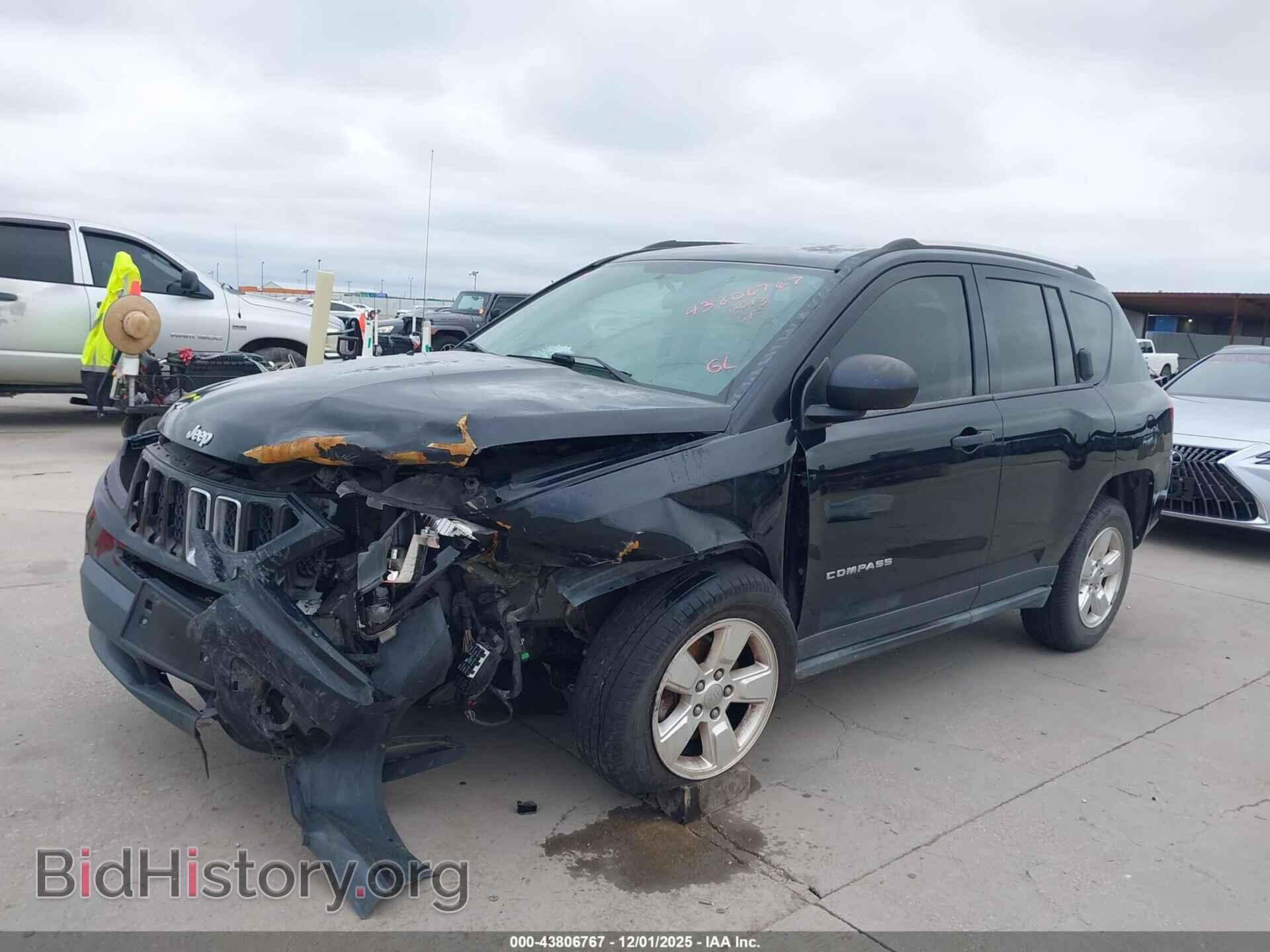 2014 JEEP COMPASS - VIN: 1C4NJCBAXED660685 - Фото 2