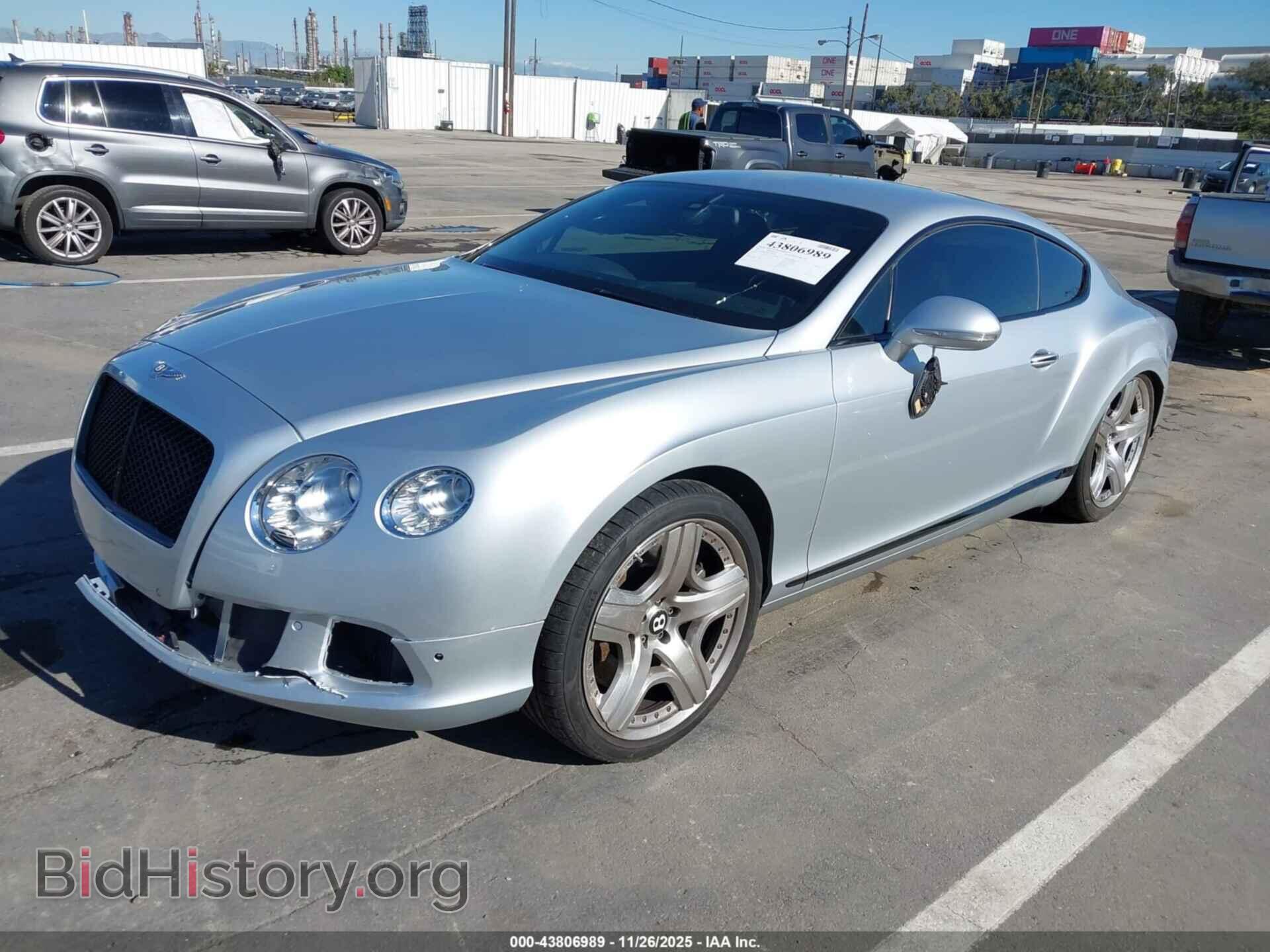 2012 BENTLEY CONTINENTAL GT - VIN: SCBFR7ZA9CC070736 - Фото 2