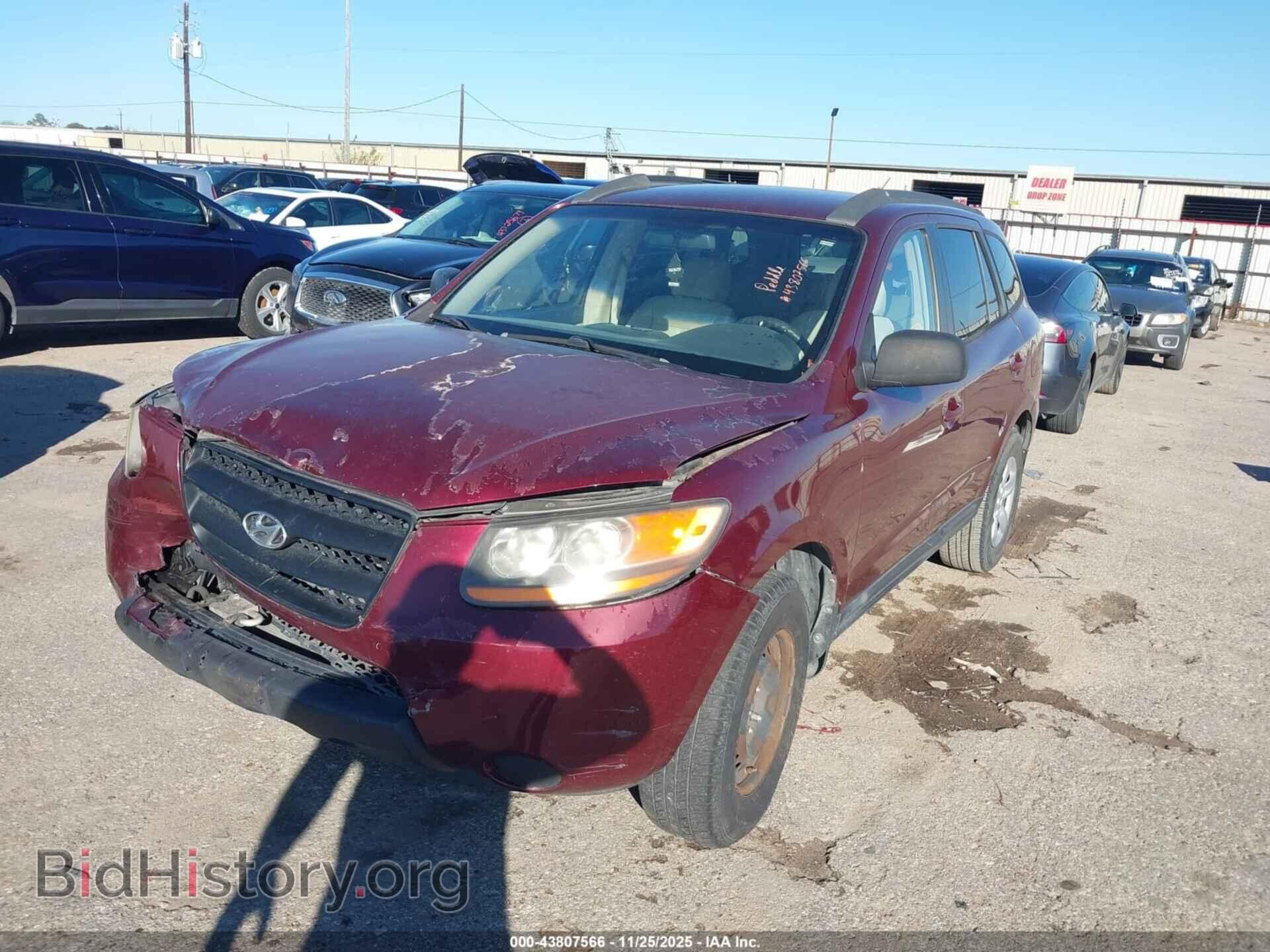 2009 HYUNDAI SANTA FE - VIN: 5NMSG13D19H281182 - Фото 2