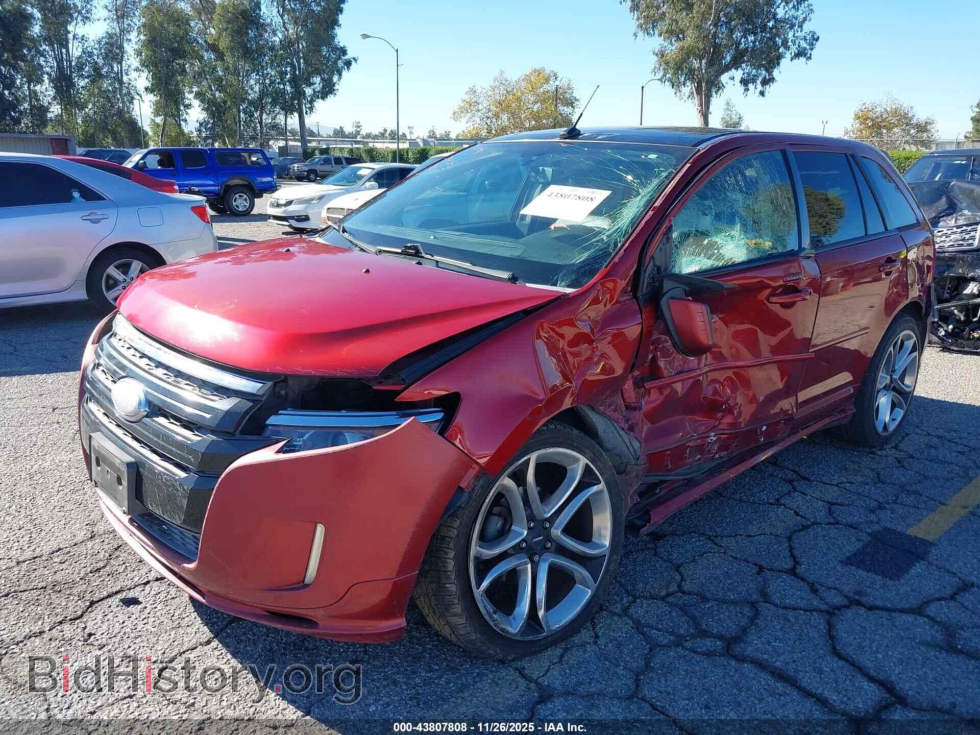 2013 FORD EDGE - VIN: 2FMDK3AK4DBA95627 - Фото 2